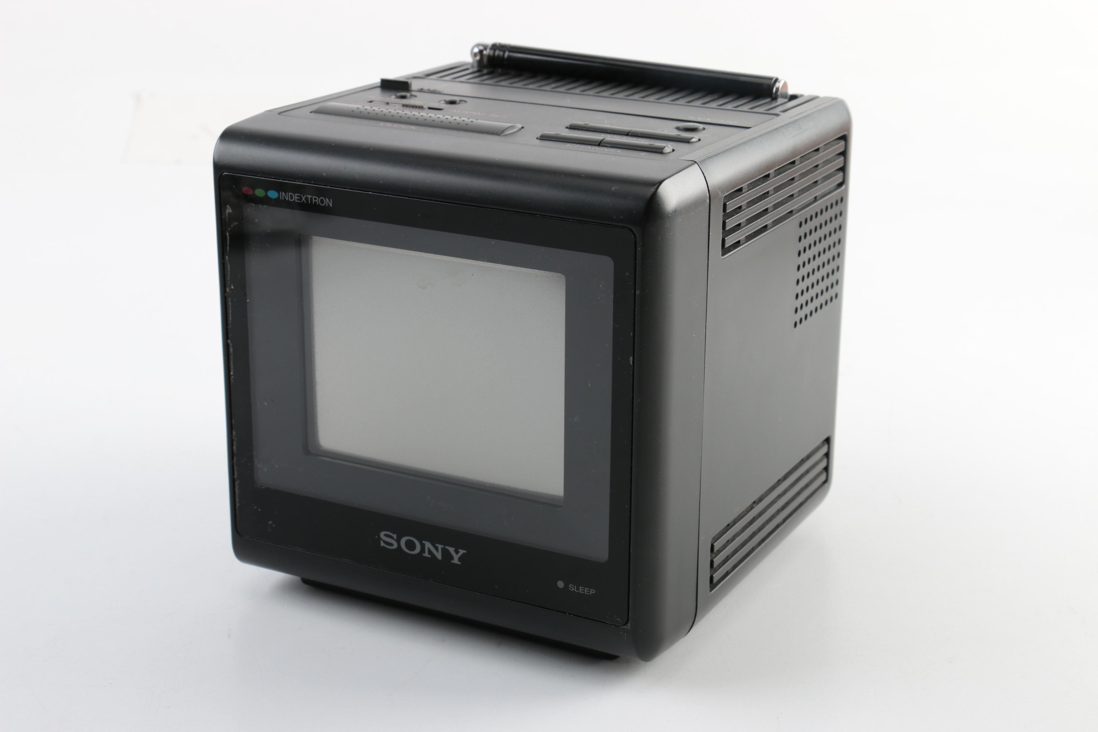 Vintage Sony Indextron KVX-370 Portable Color TV