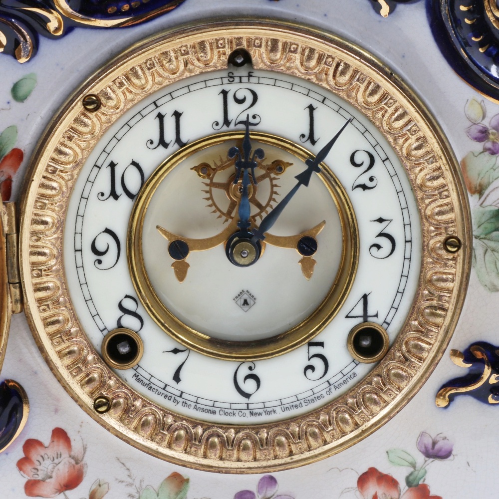 Referee Porcelain Mantel Clock