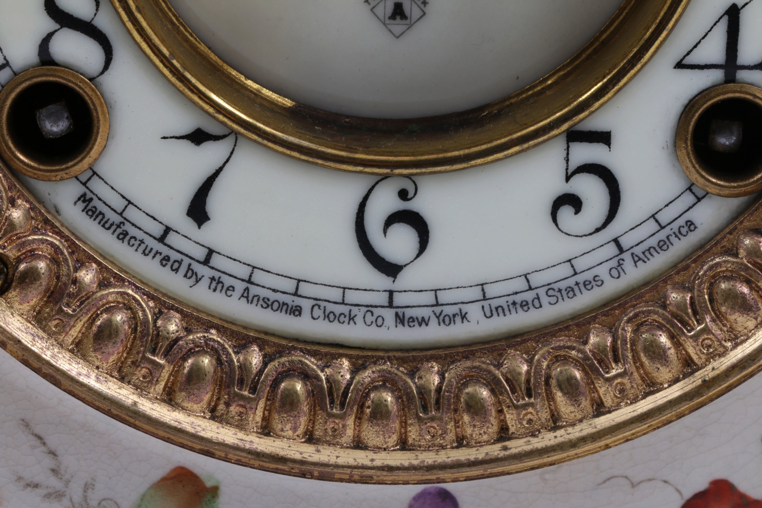 Referee Porcelain Mantel Clock