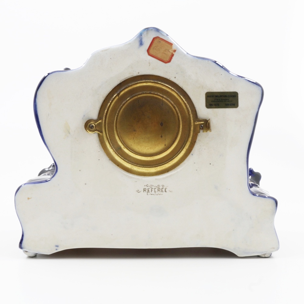 Referee Porcelain Mantel Clock