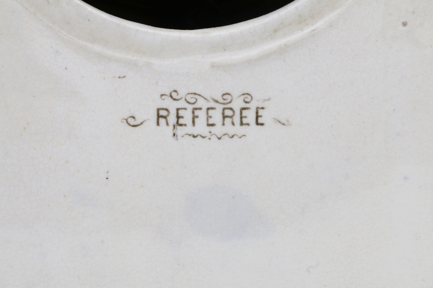 Referee Porcelain Mantel Clock