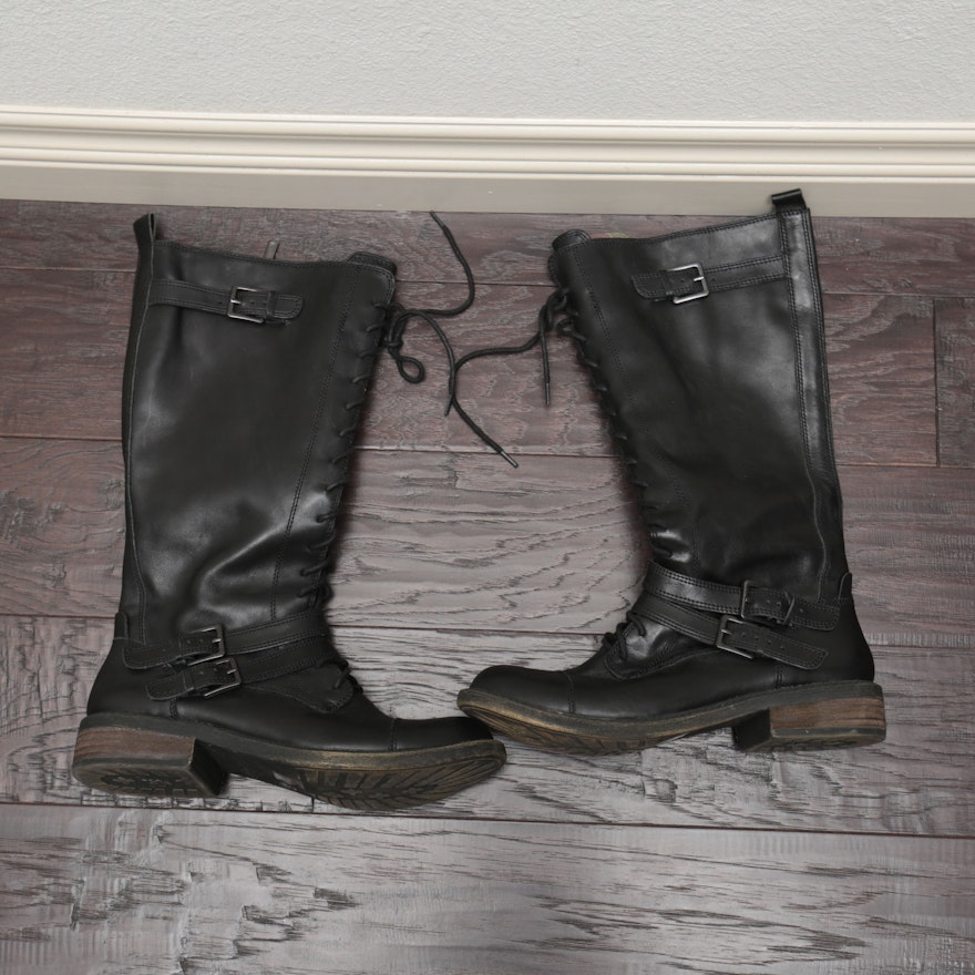 Lucky Brand Black Leather Boots