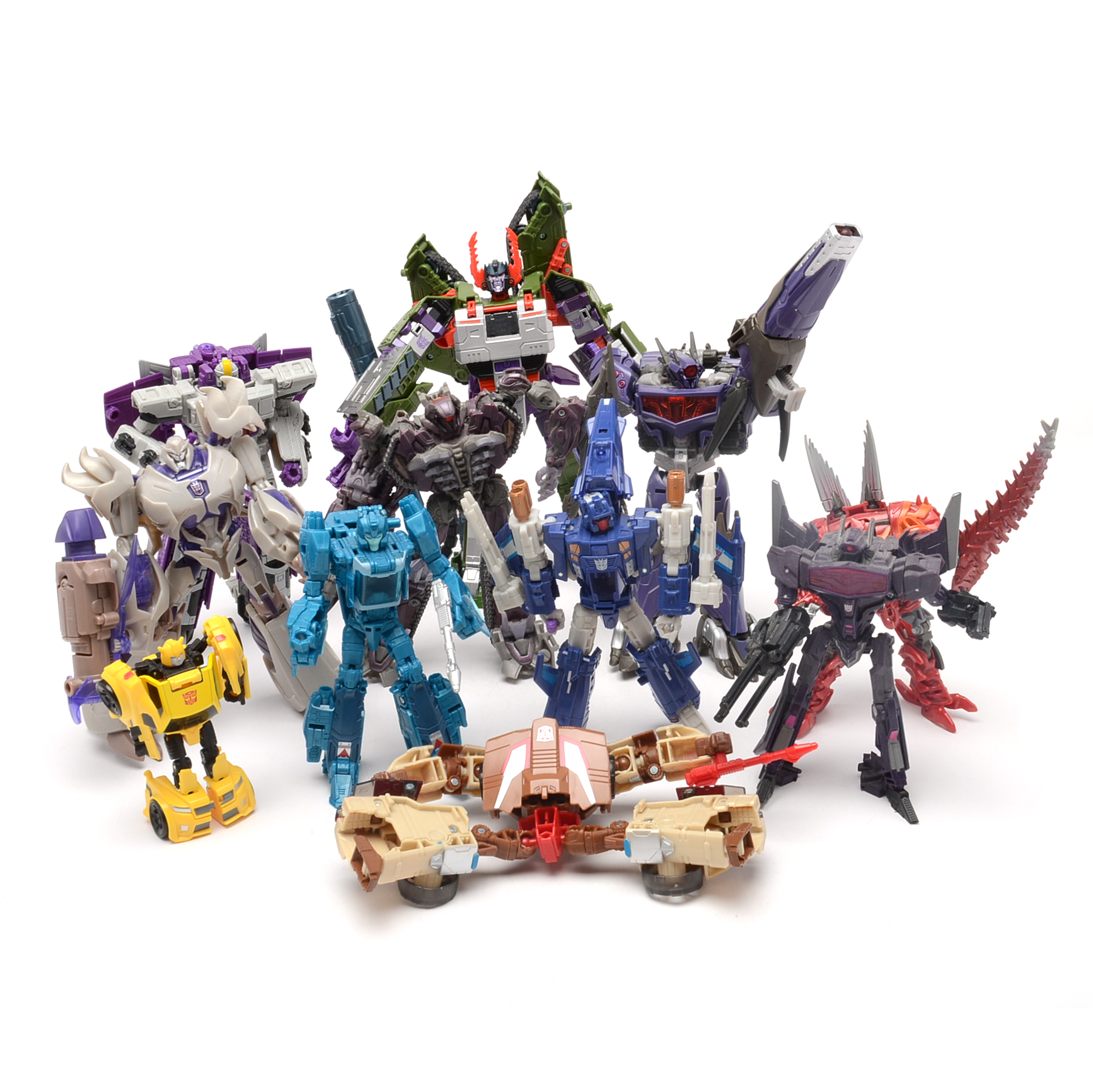 Mixed Lot of Hasbro Transformer Action Figures