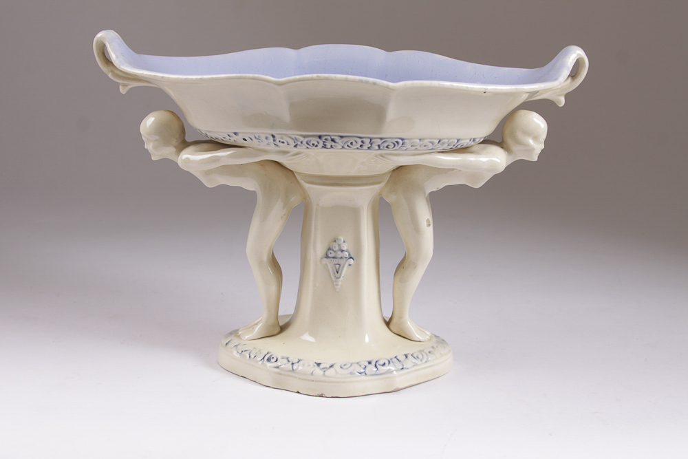 Art Deco Style Pottery Compote