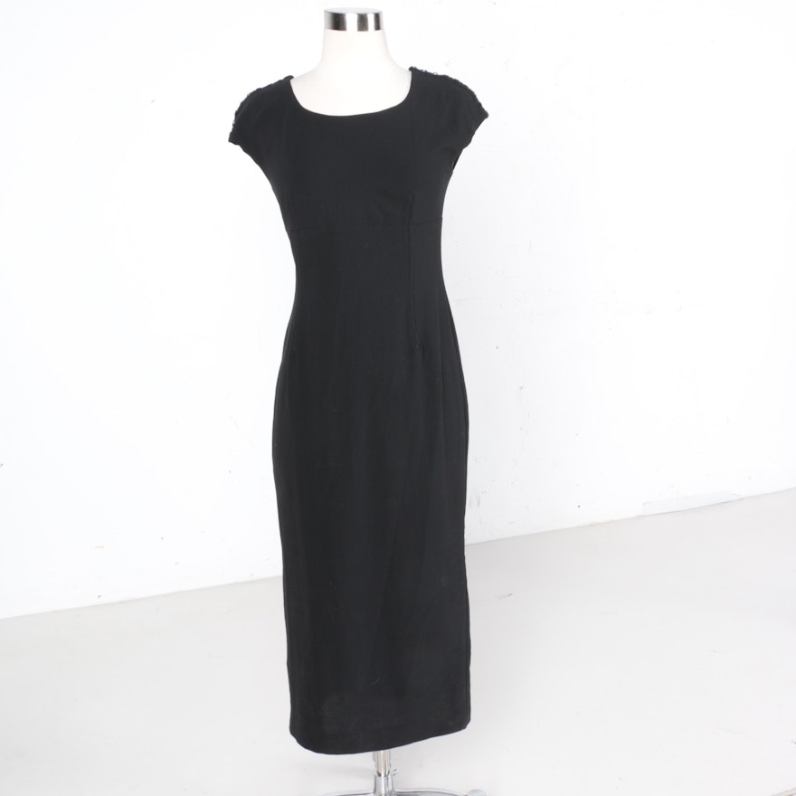 Dolce & Gabbana Black Wool Dress