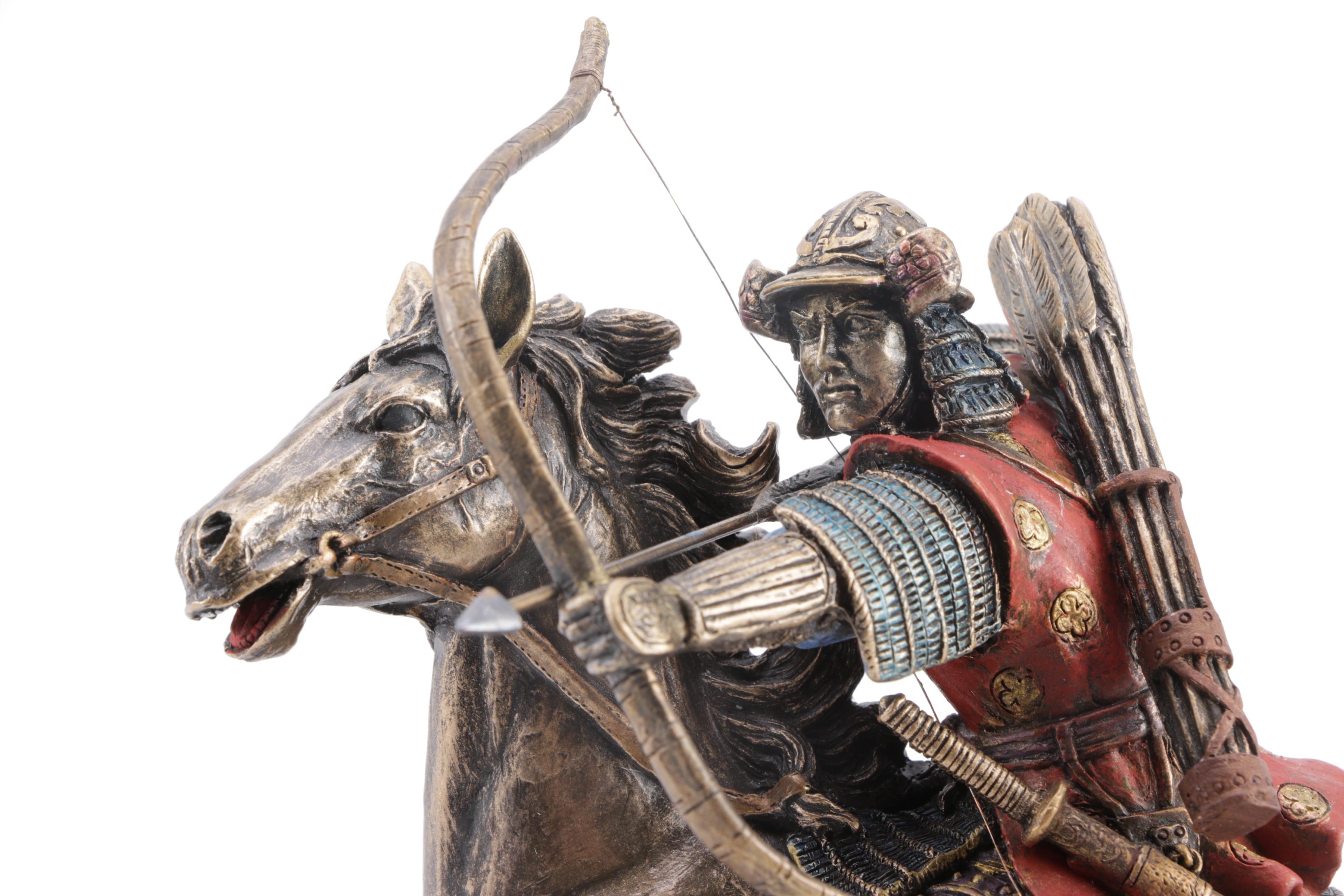 Studio Collection Bronze Veronese Design Samurai Figurines