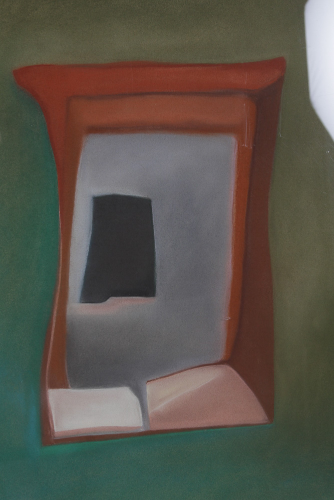 Margaret Lanterman Pastel Drawing "The Door That's Watched"