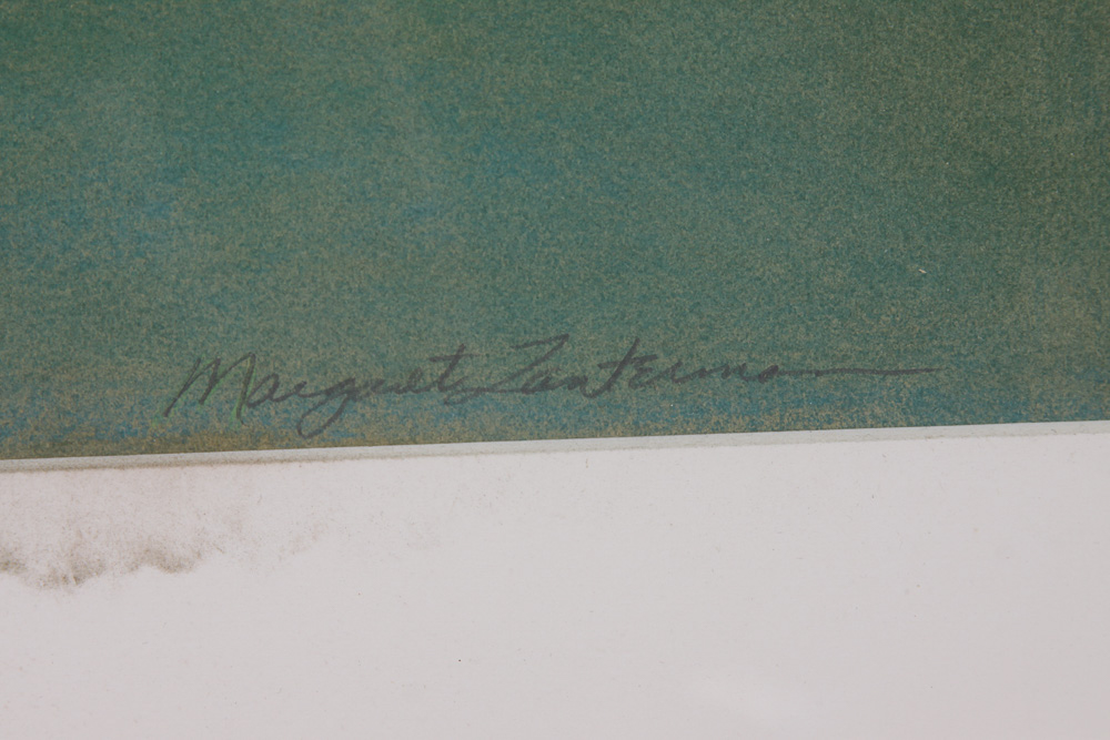 Margaret Lanterman Pastel Drawing "The Door That's Watched"