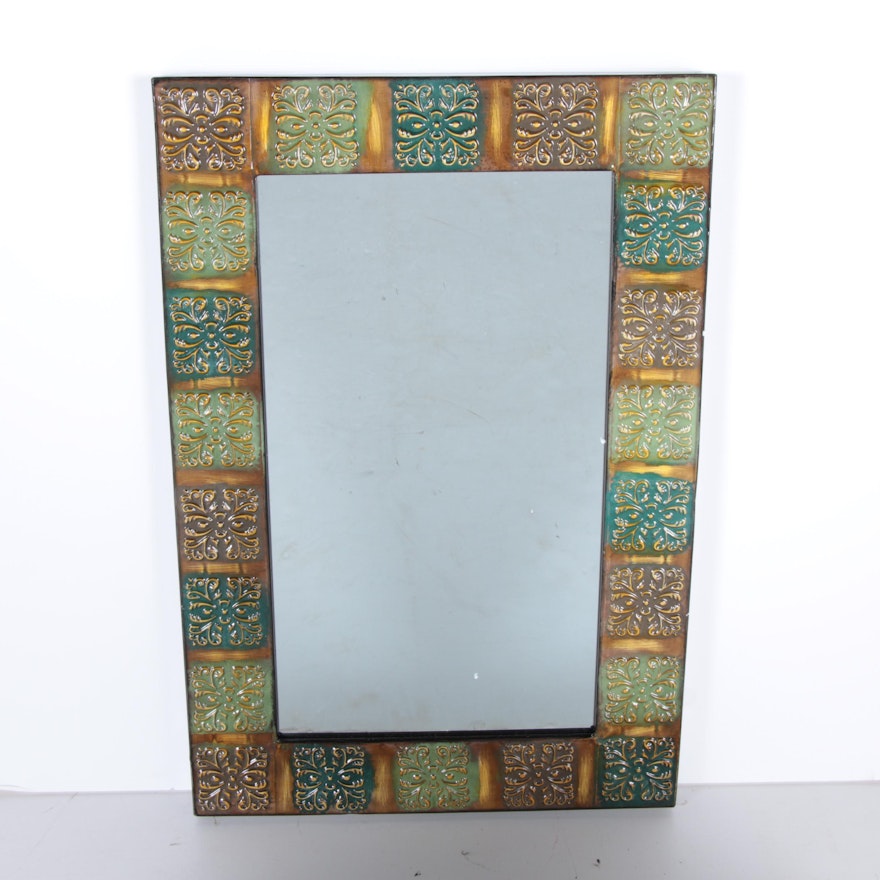 Wall Mirror With Decorative Frame
