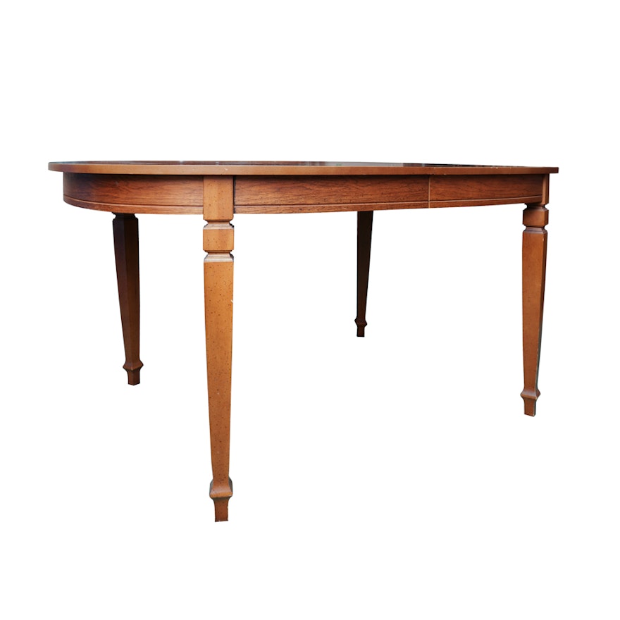 Vintage Pecan Dining Table