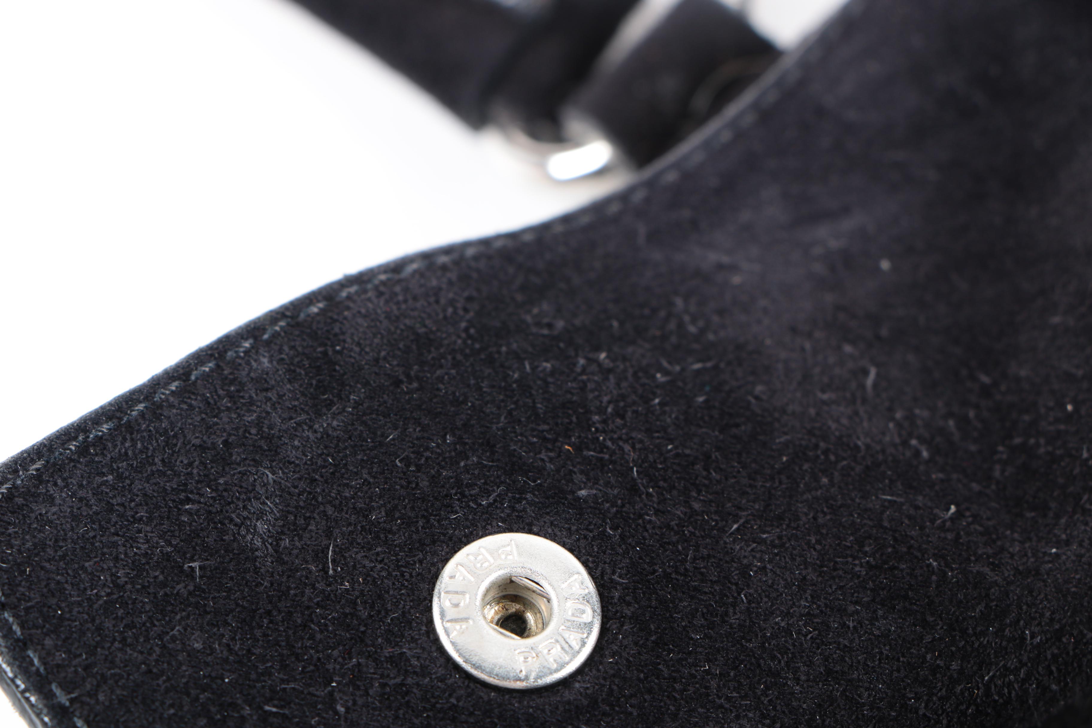 Prada Black Suede Handbag