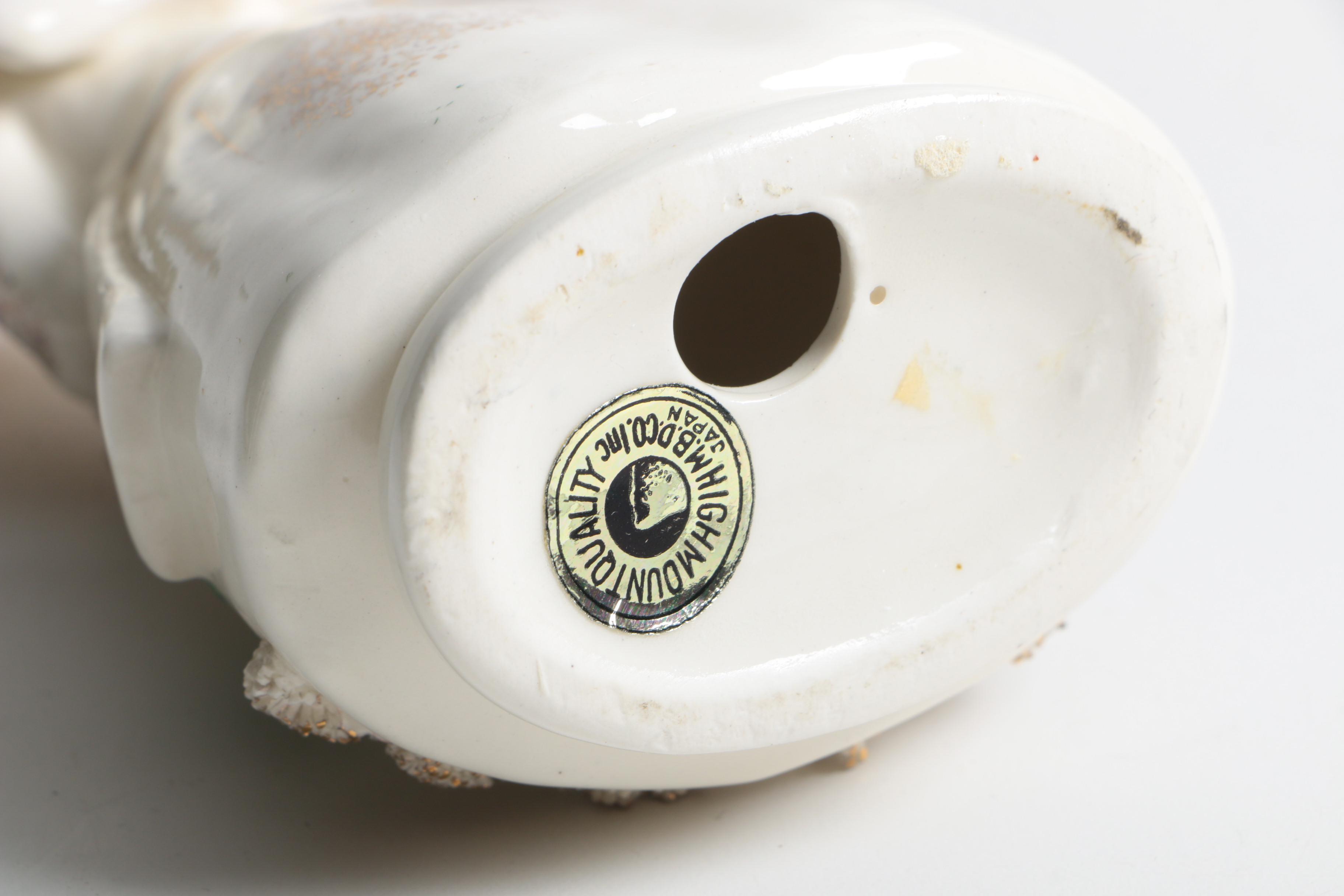 Vintage Ceramic Angel for the Month Figurines