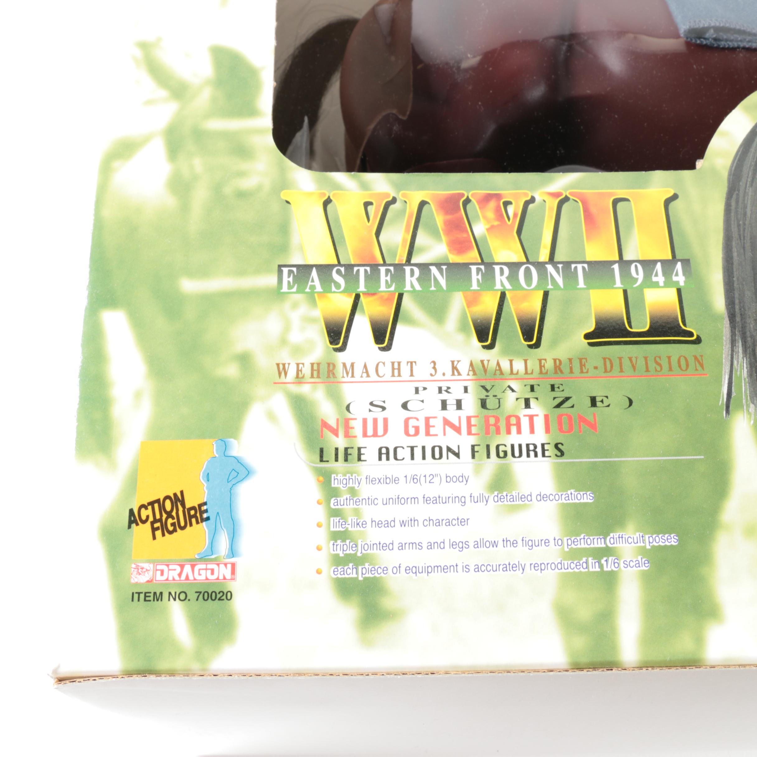 WWII German Soldier with Horse Action Figure