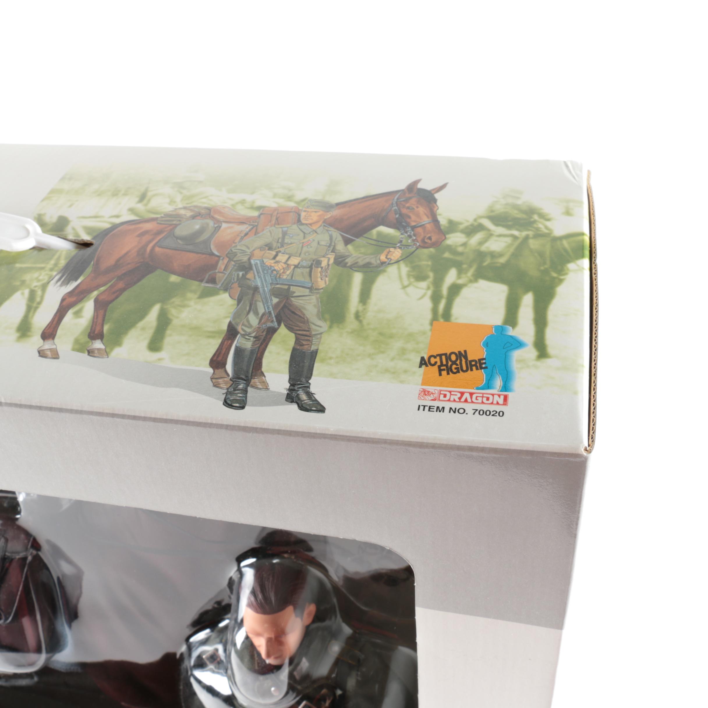 WWII German Soldier with Horse Action Figure