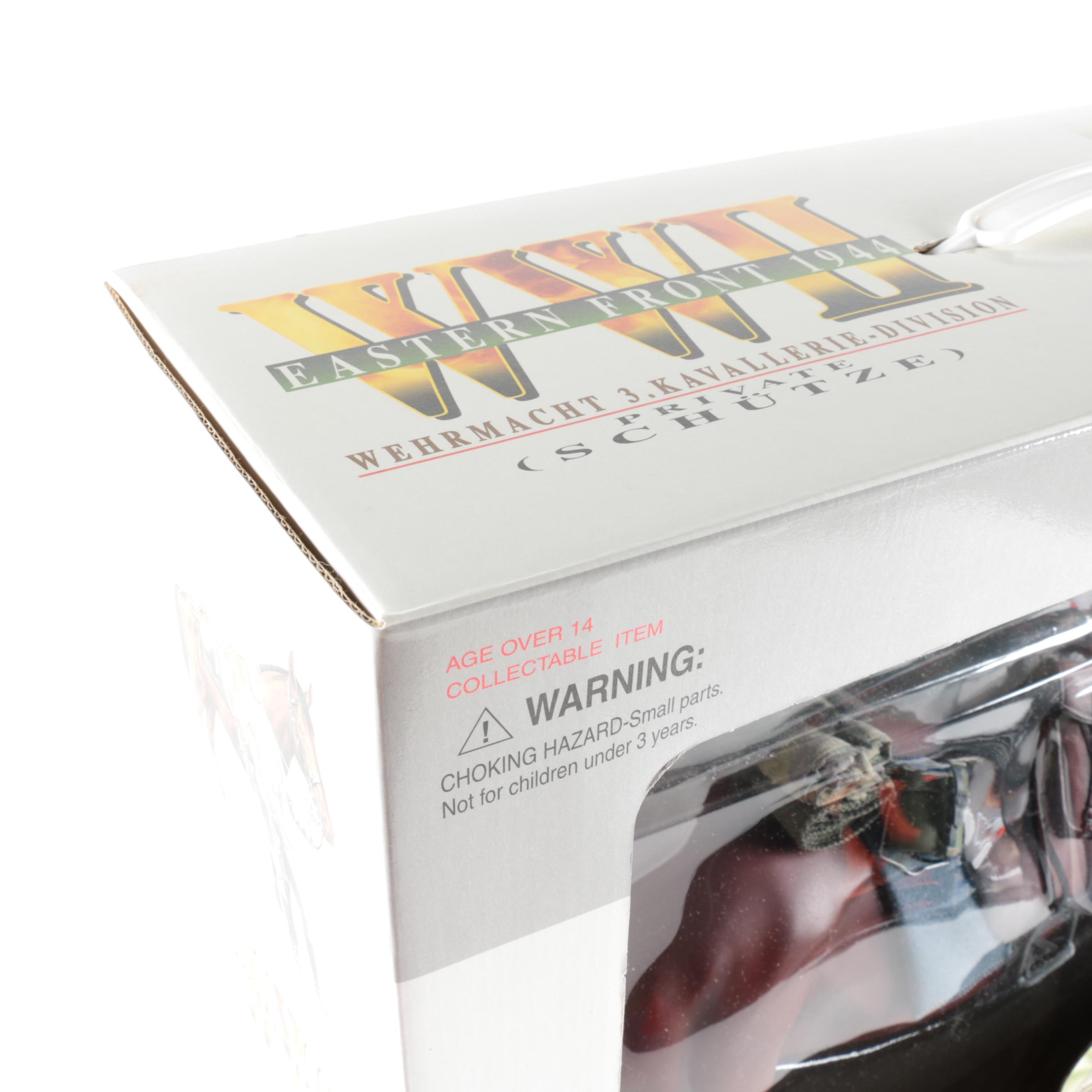 WWII German Soldier with Horse Action Figure