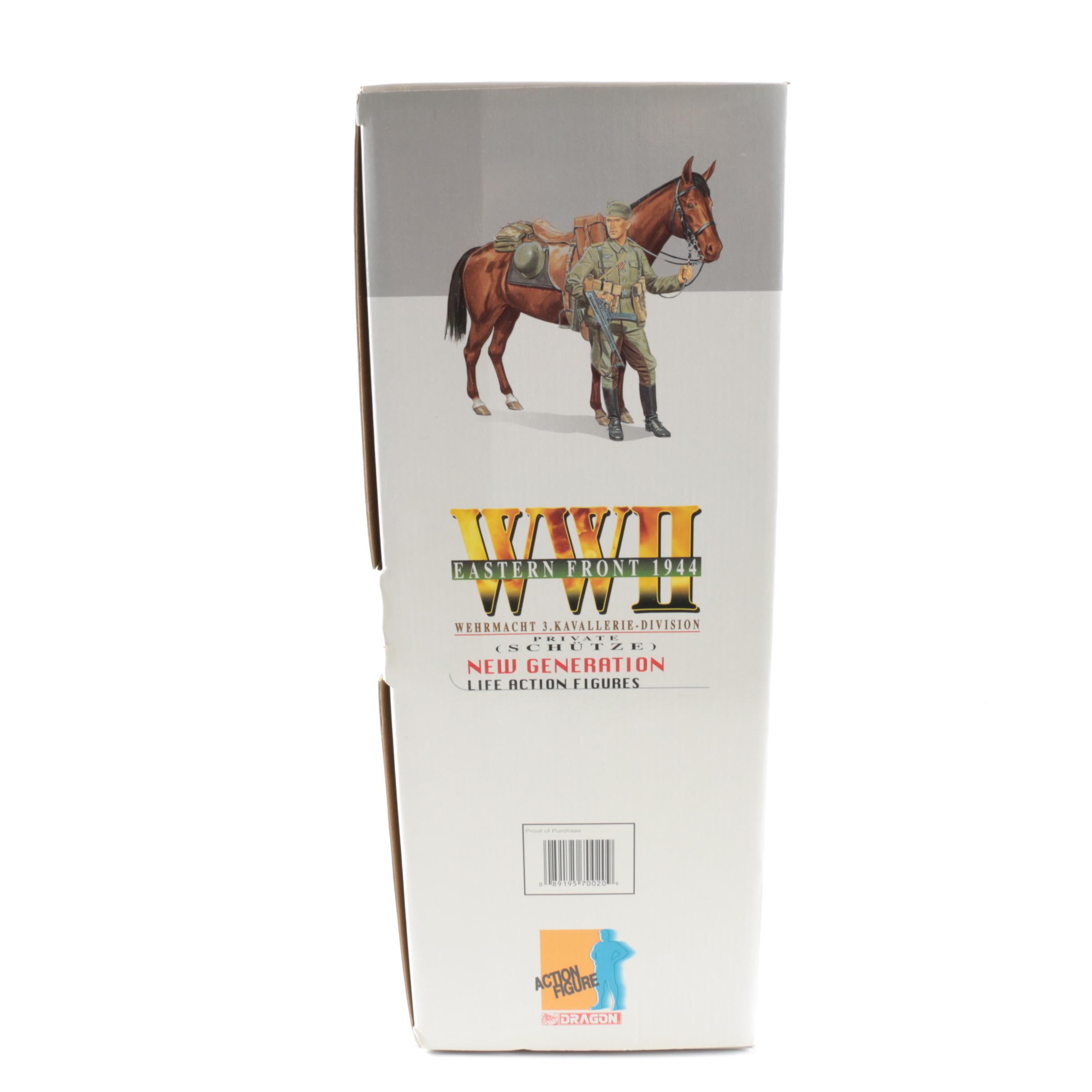 WWII German Soldier with Horse Action Figure