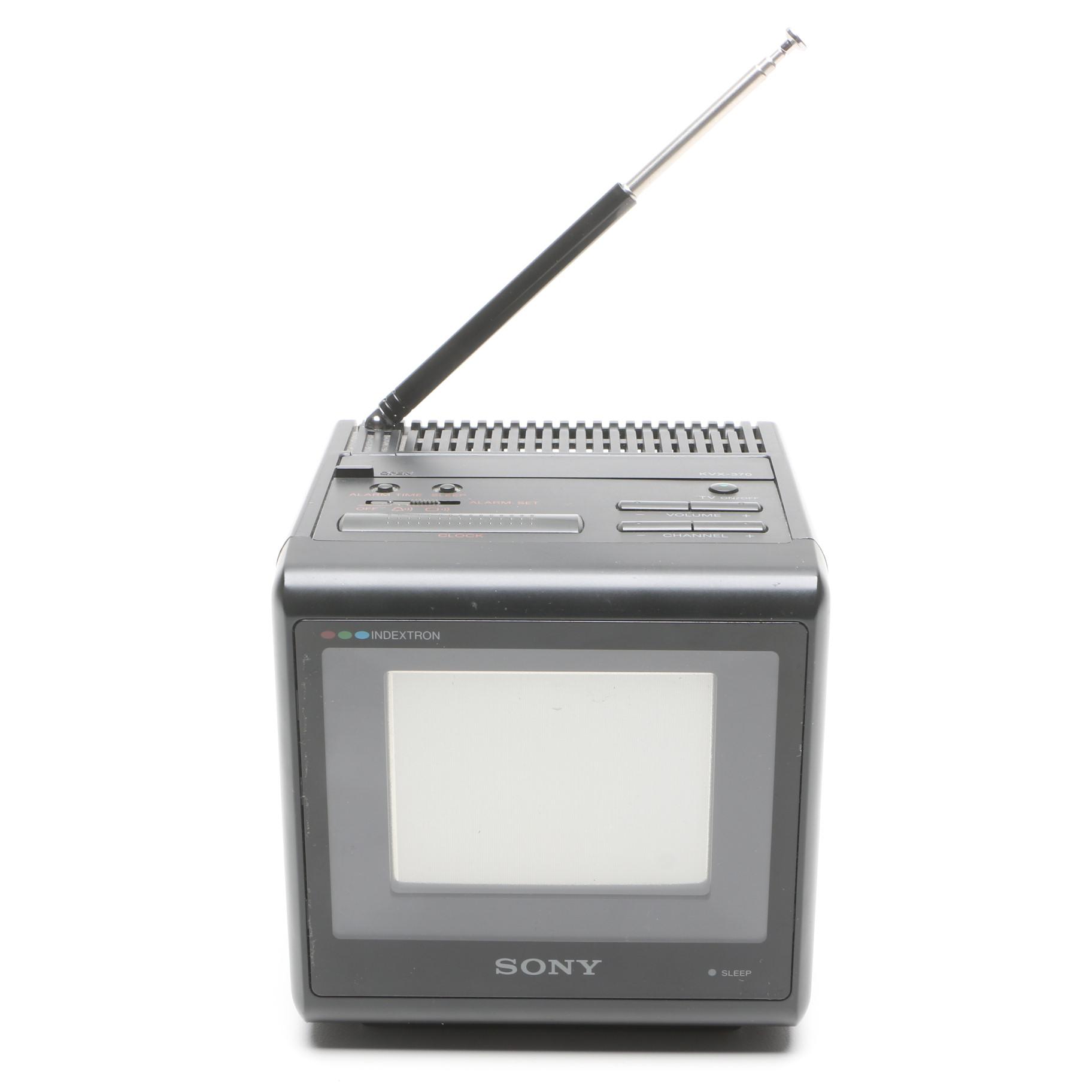 Vintage Sony Indextron KVX-370 Portable Color TV