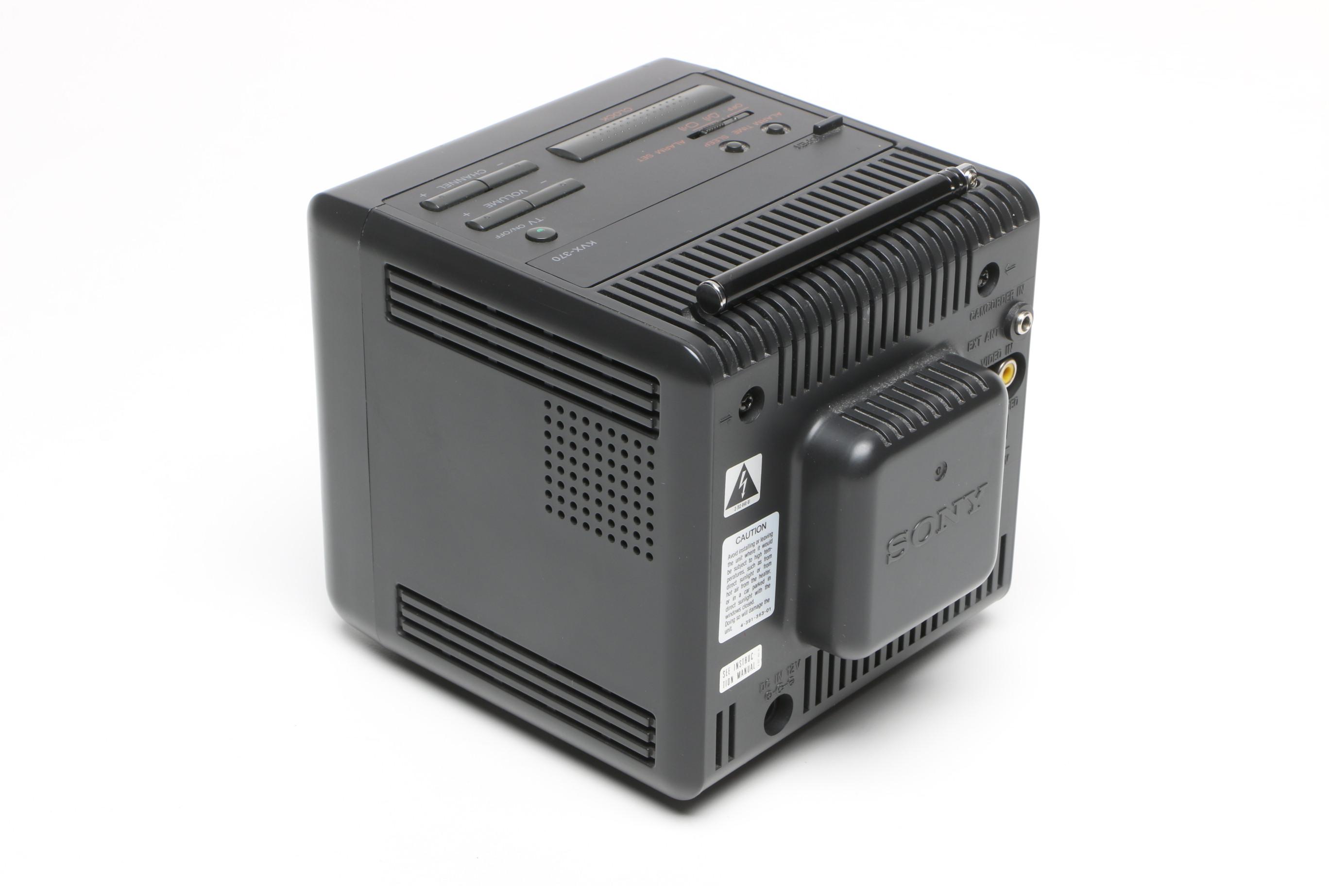 Vintage Sony Indextron KVX-370 Portable Color TV