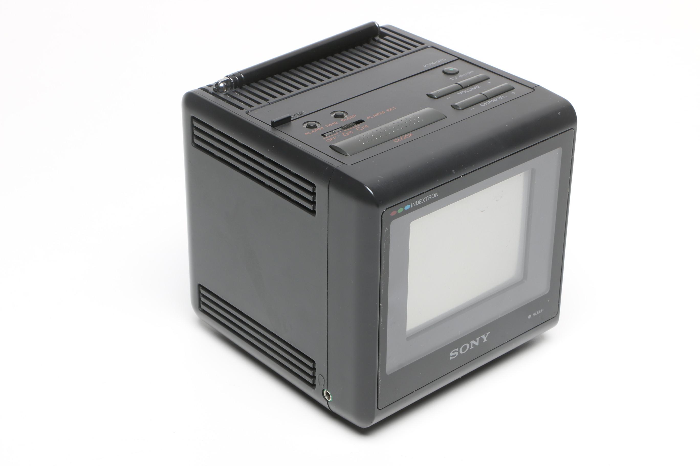 Vintage Sony Indextron KVX-370 Portable Color TV