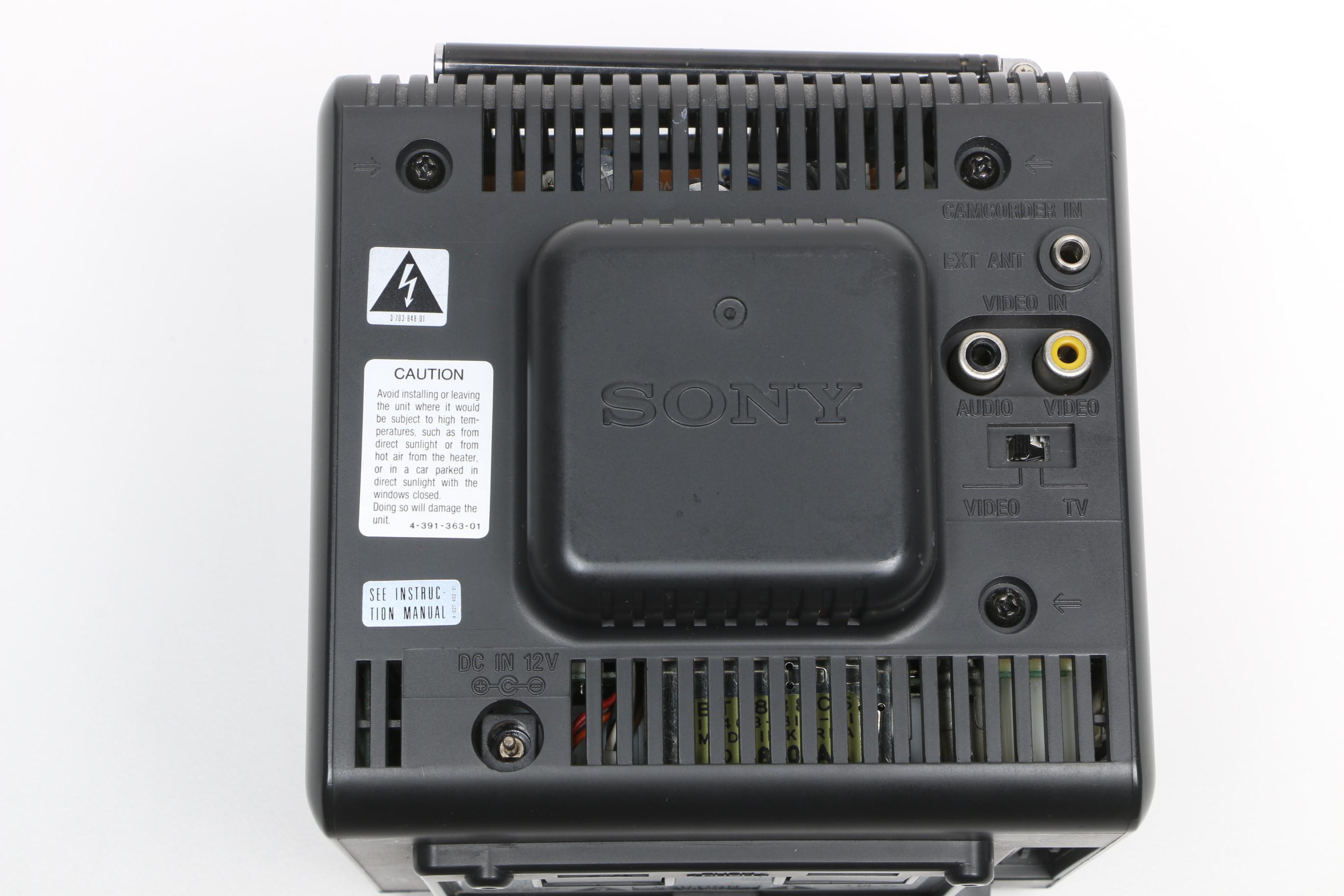 Vintage Sony Indextron KVX-370 Portable Color TV