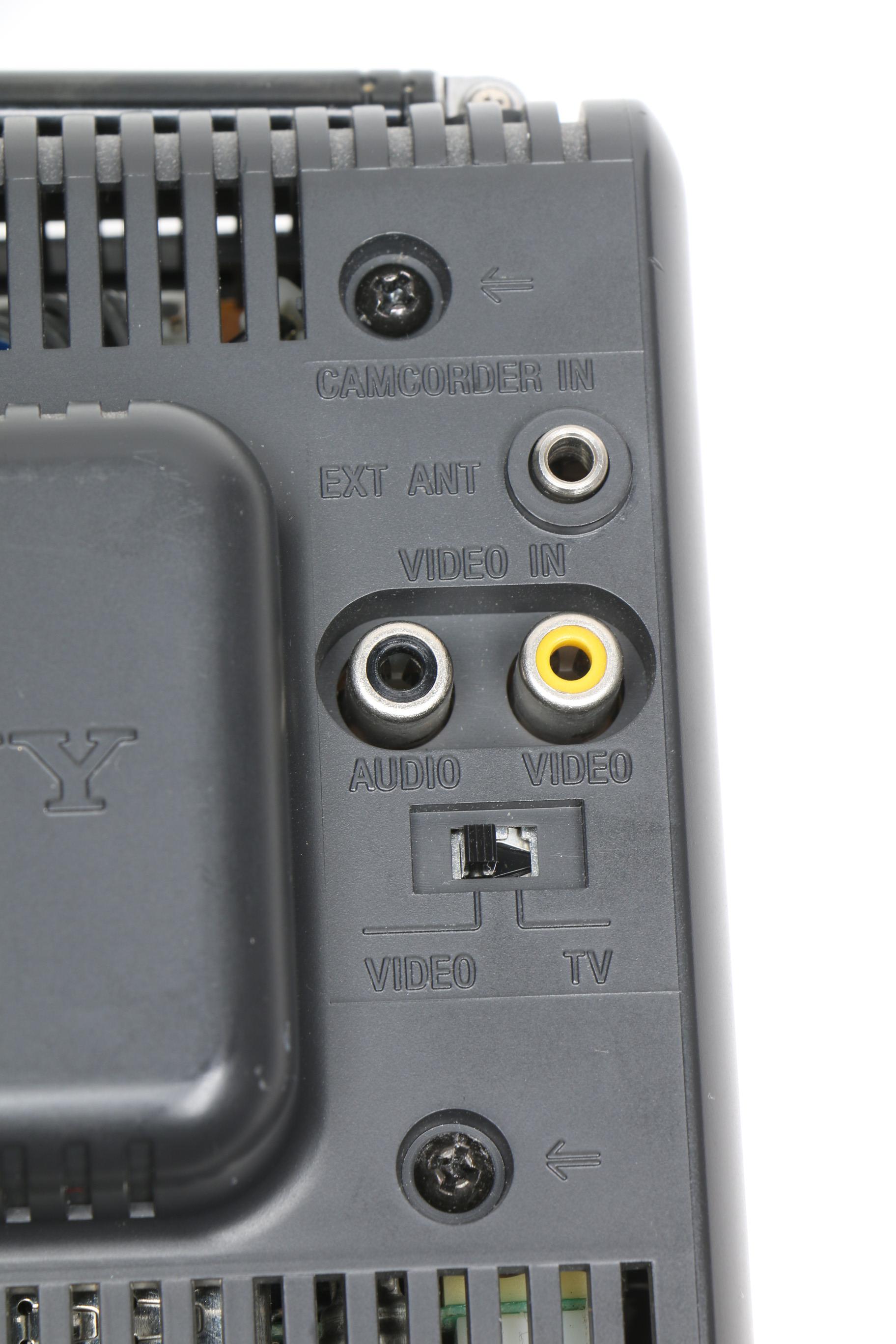 Vintage Sony Indextron KVX-370 Portable Color TV