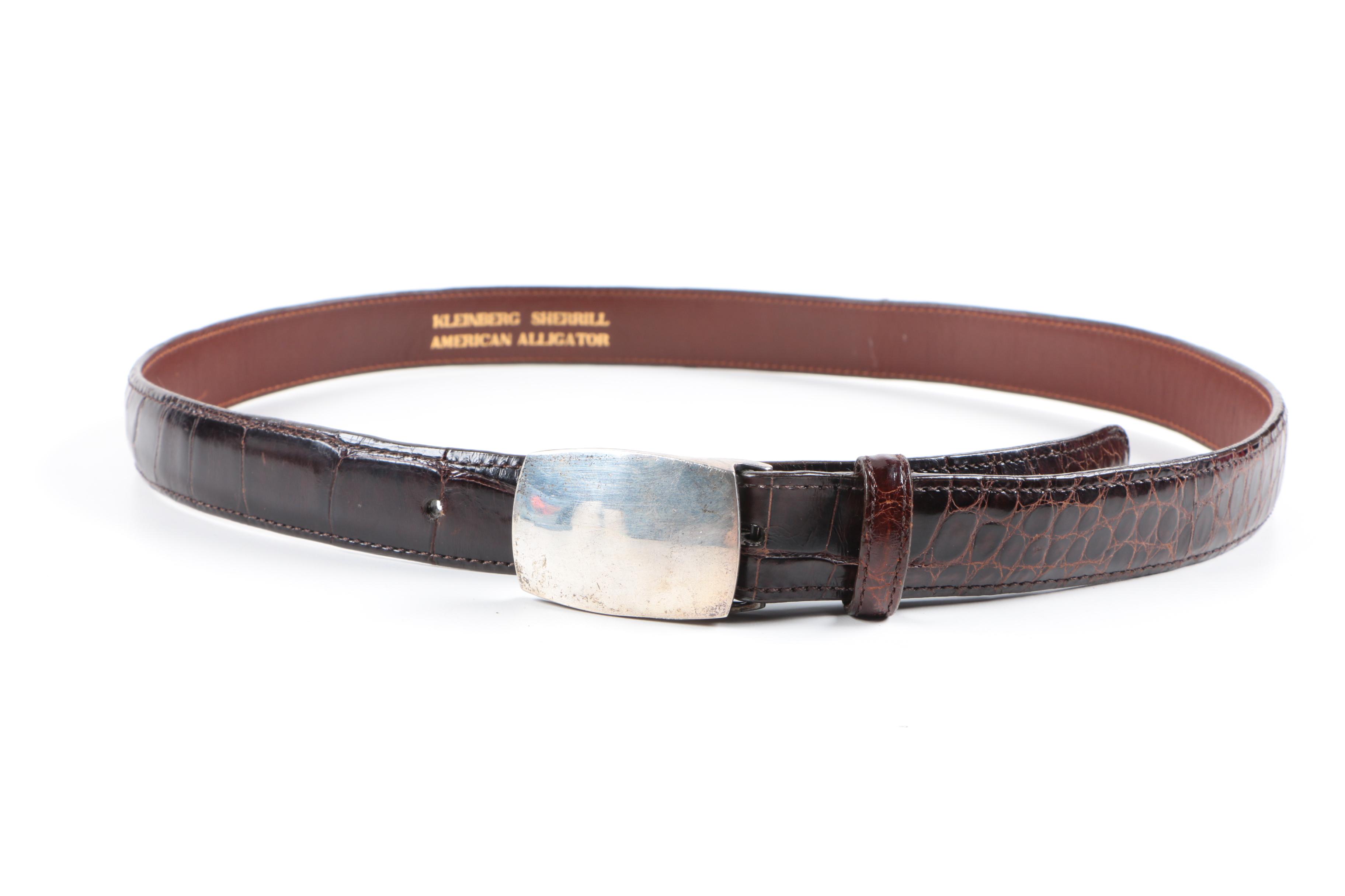 Paloma Picasso and Alligator Leather Belts