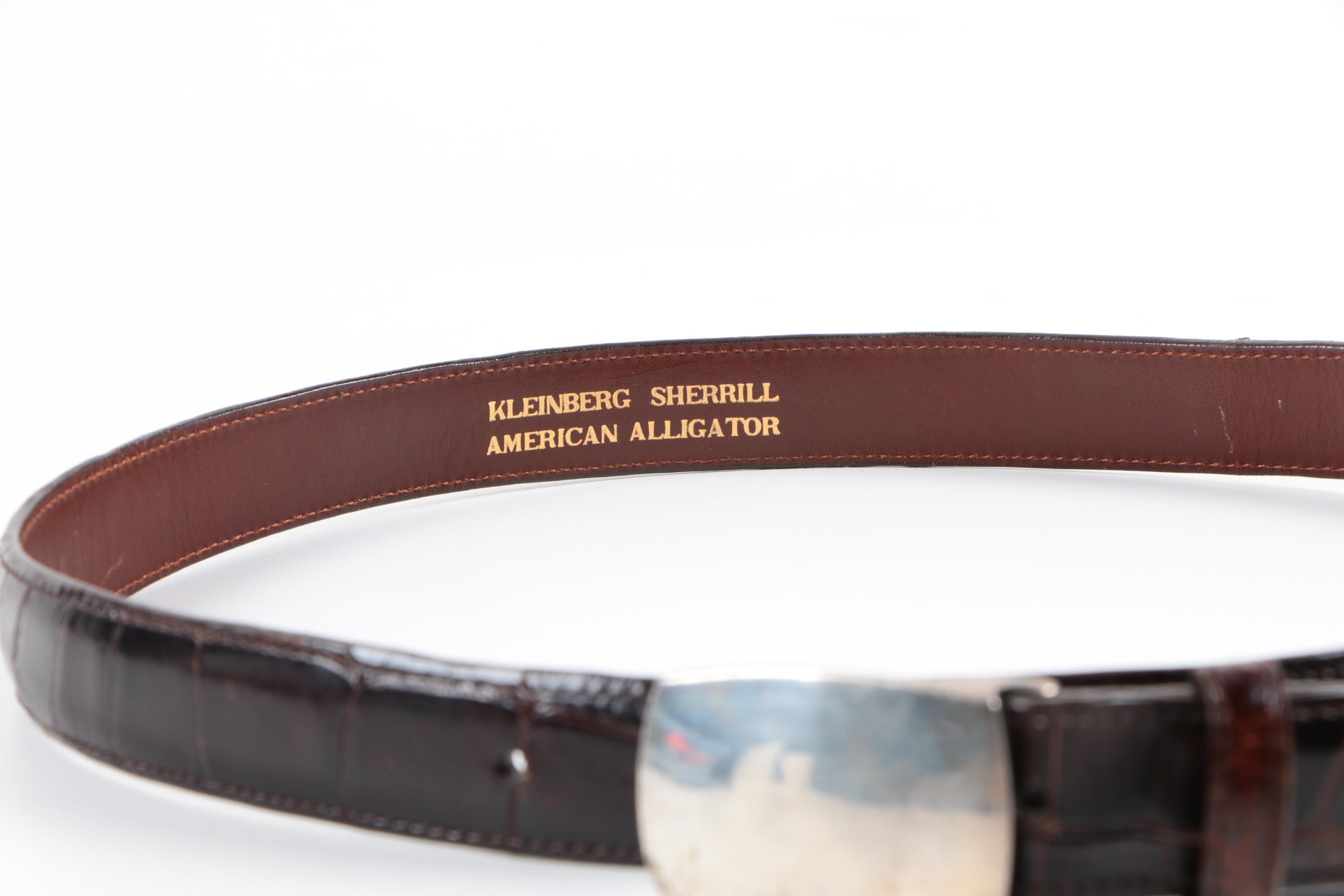Paloma Picasso and Alligator Leather Belts