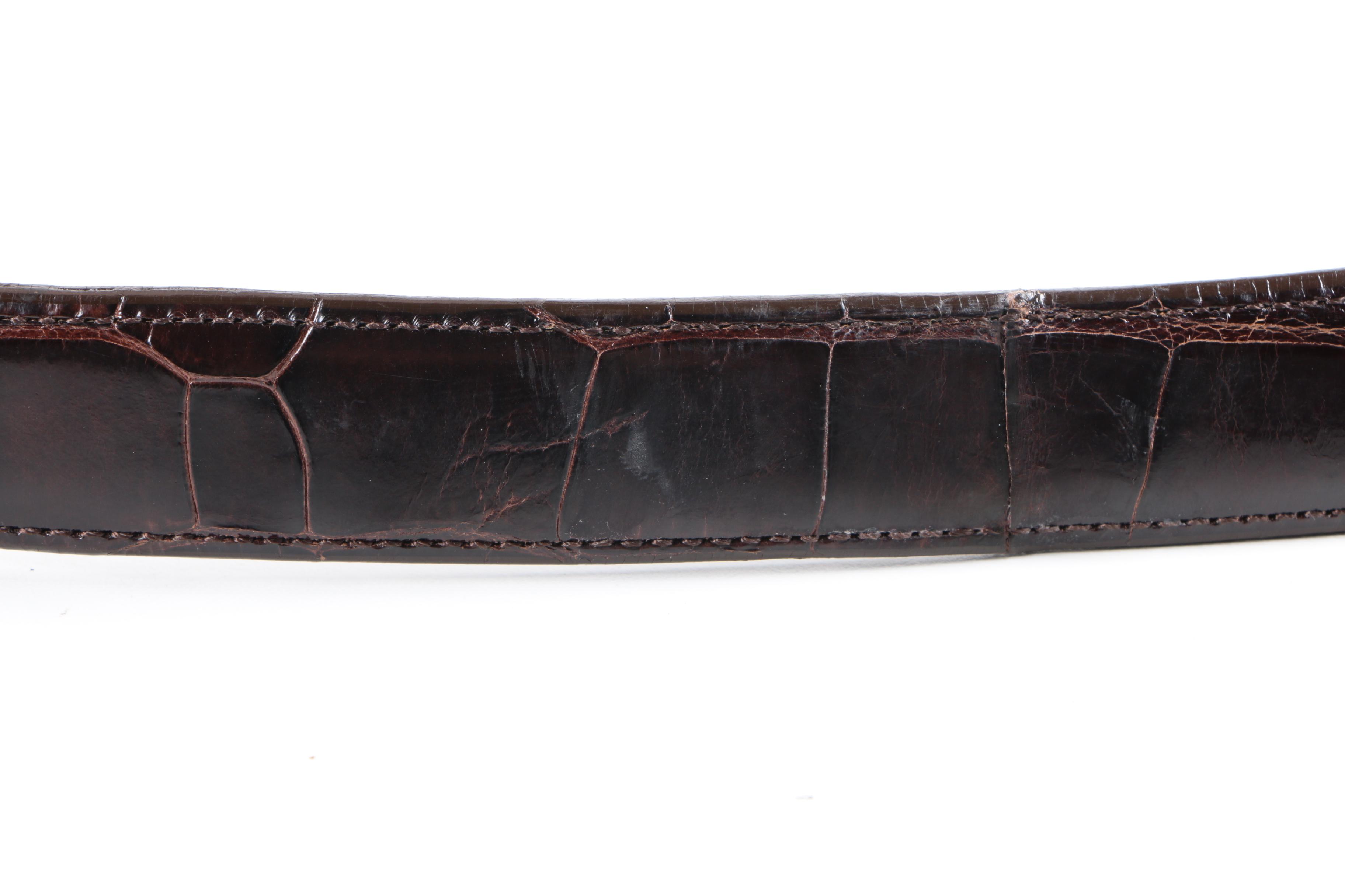 Paloma Picasso and Alligator Leather Belts