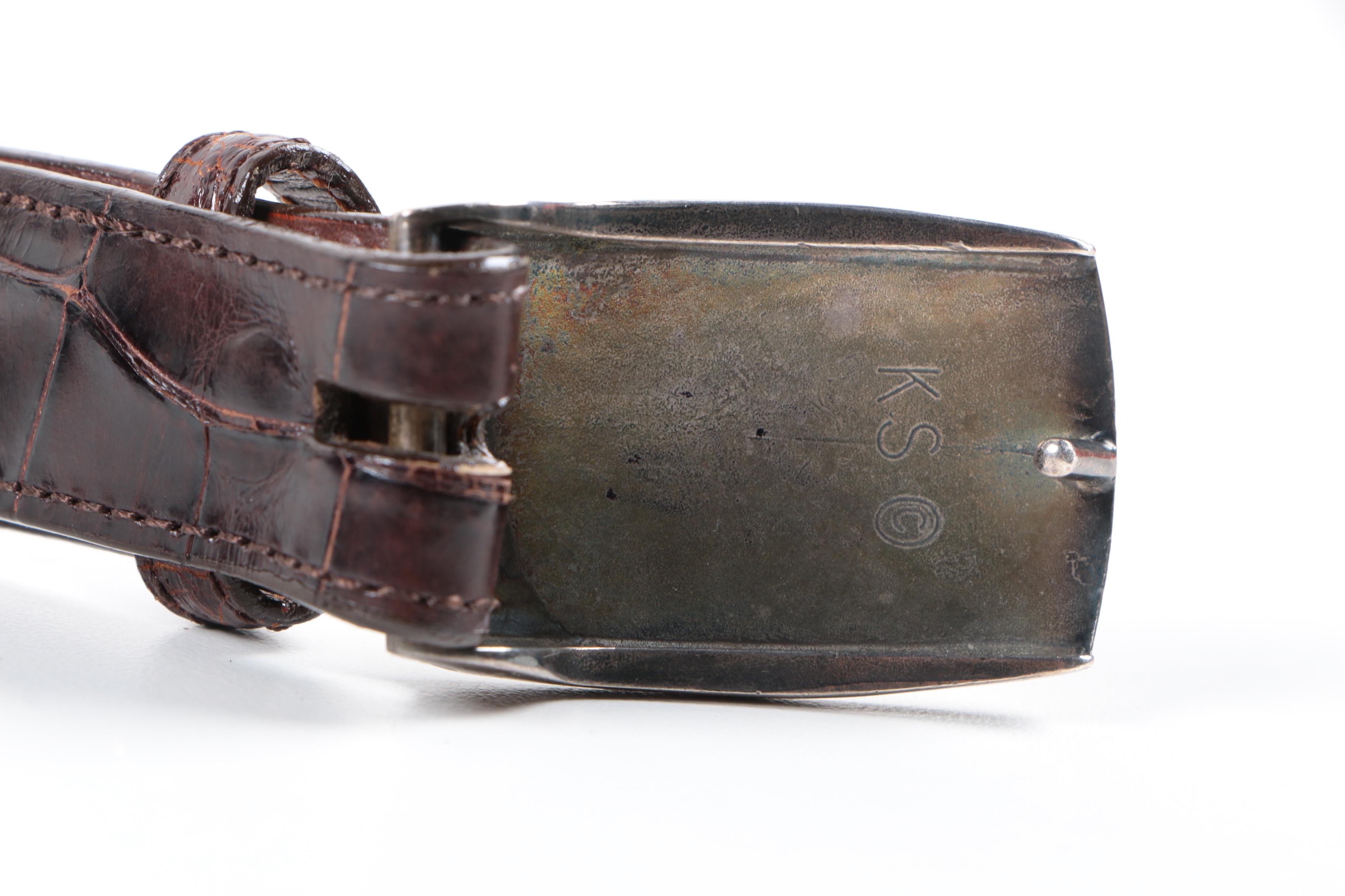 Paloma Picasso and Alligator Leather Belts