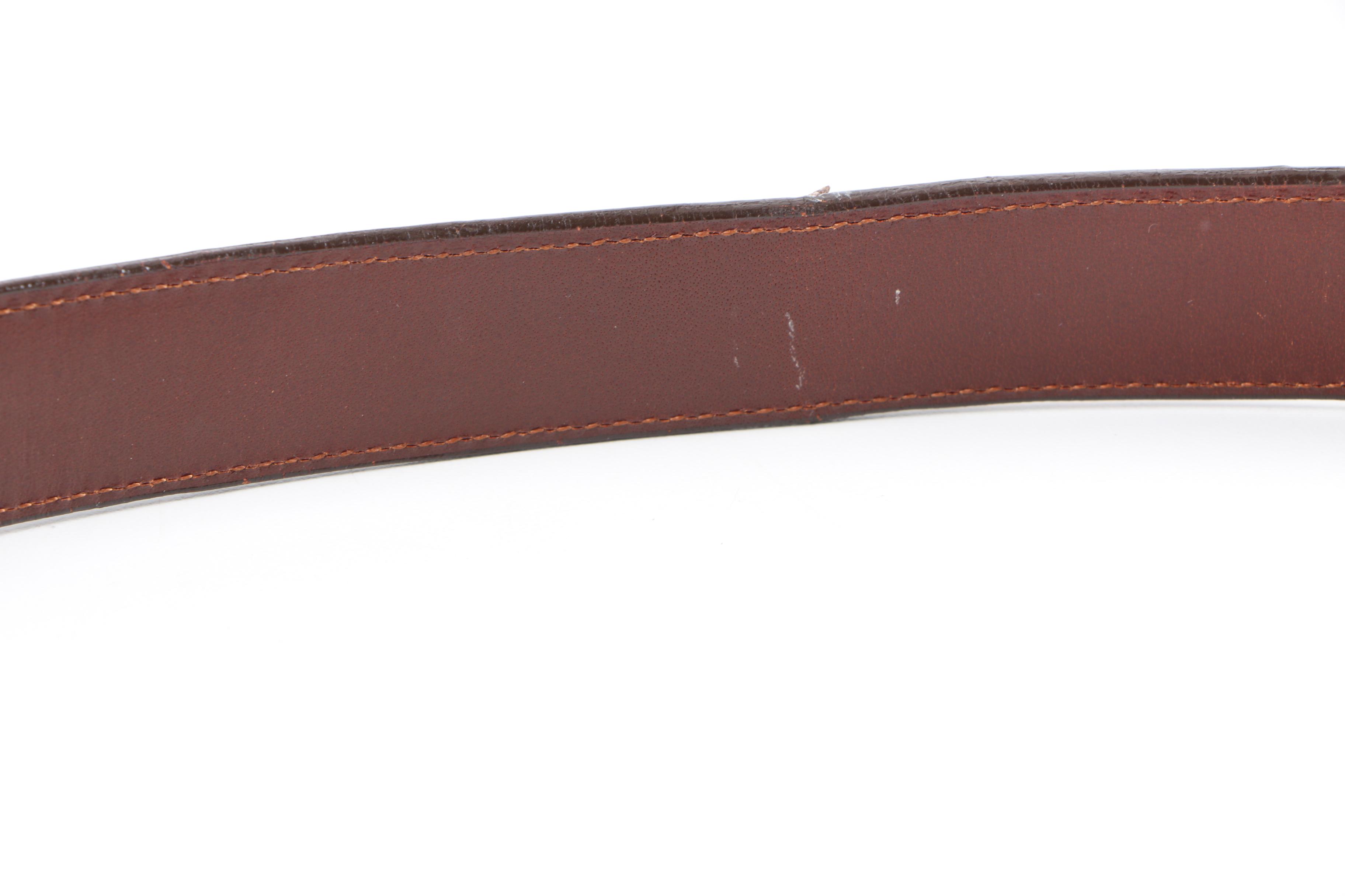 Paloma Picasso and Alligator Leather Belts