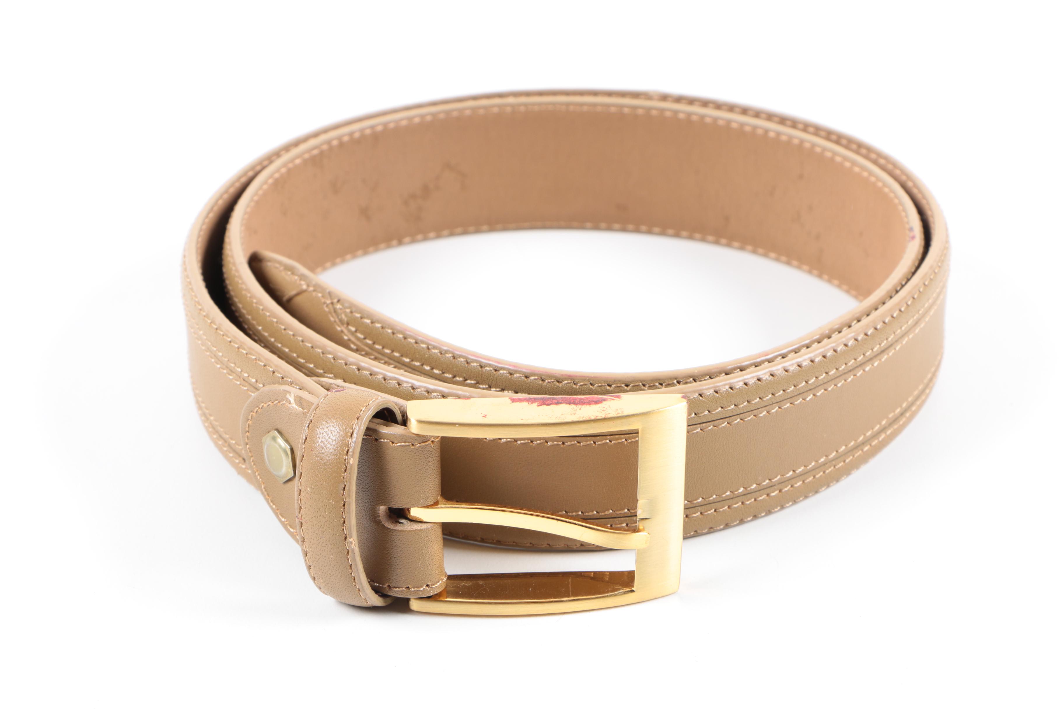 Paloma Picasso and Alligator Leather Belts