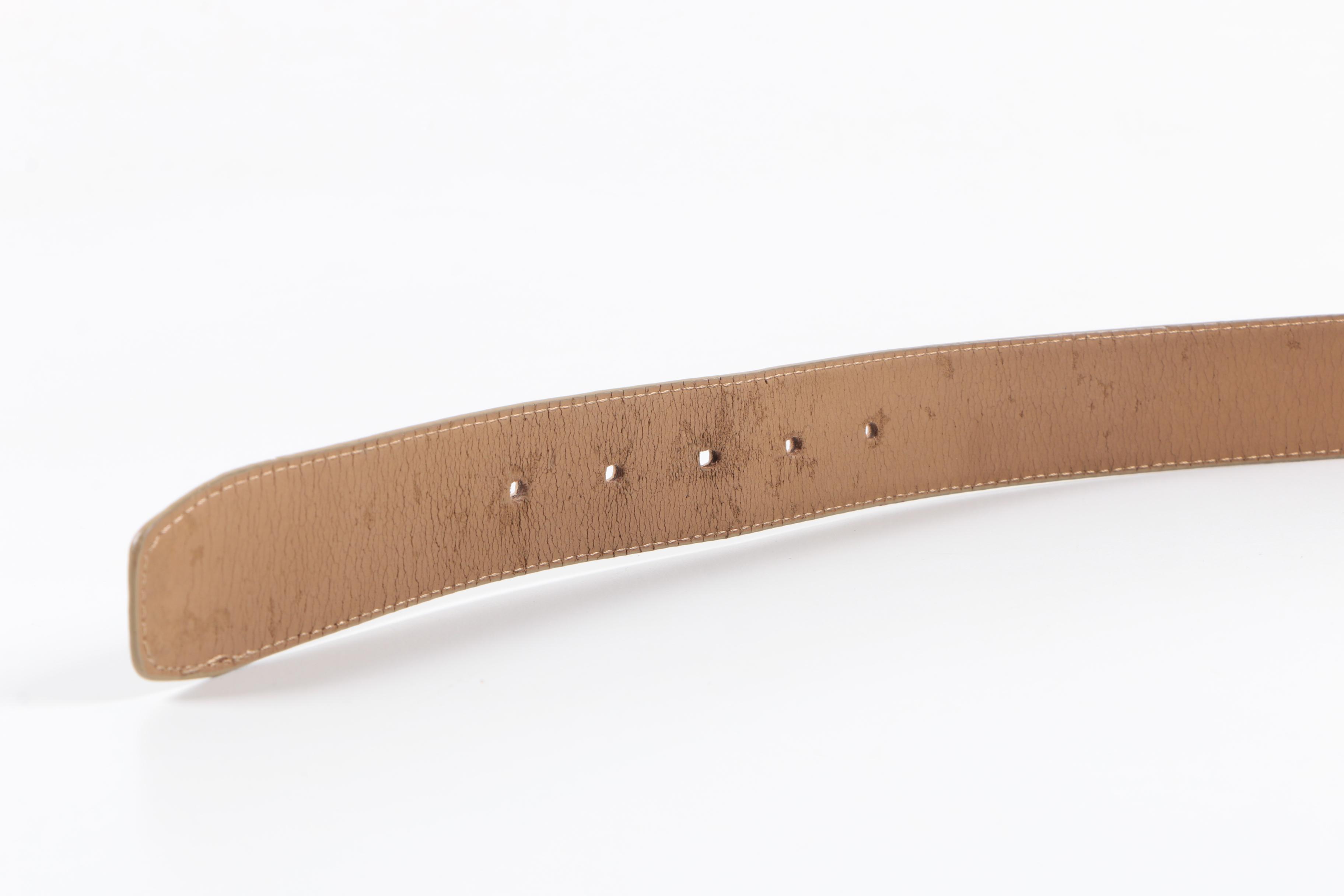 Paloma Picasso and Alligator Leather Belts