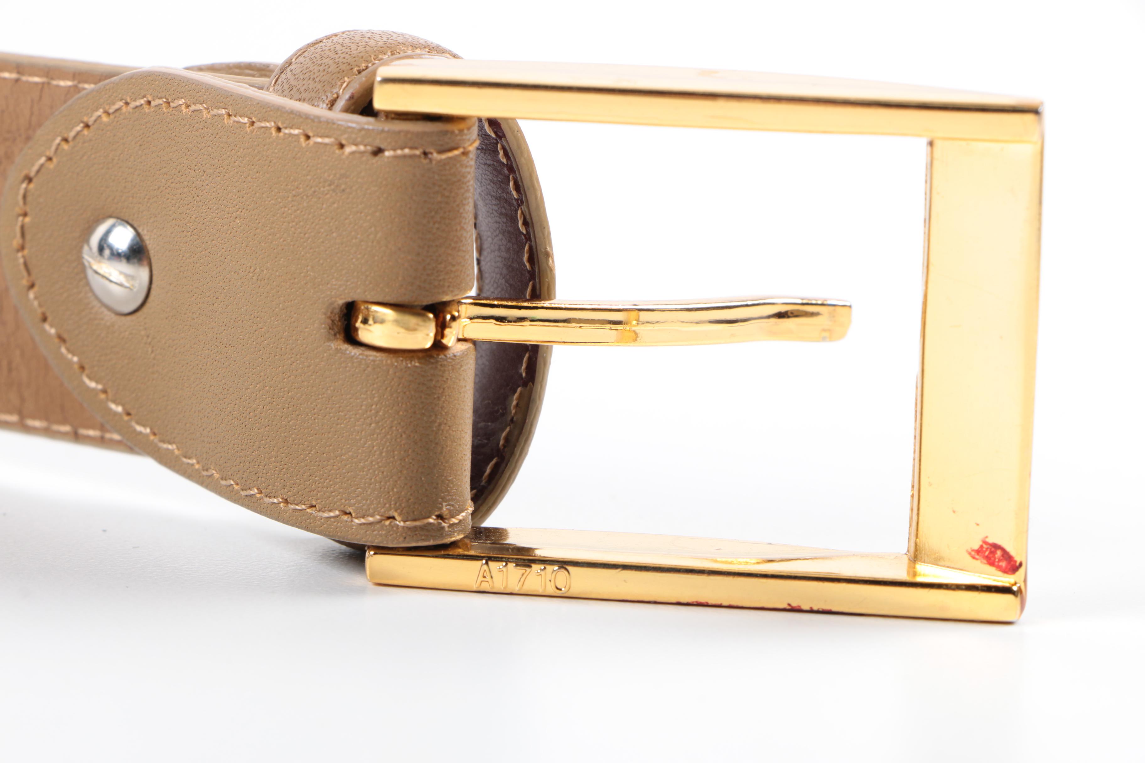 Paloma Picasso and Alligator Leather Belts