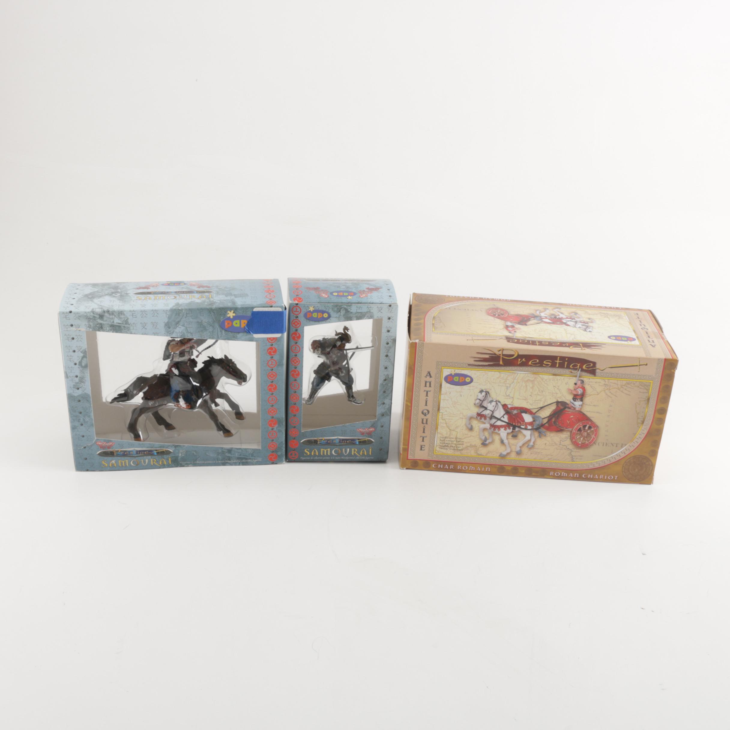 Papo Samurai and Roman Themed Action Figures