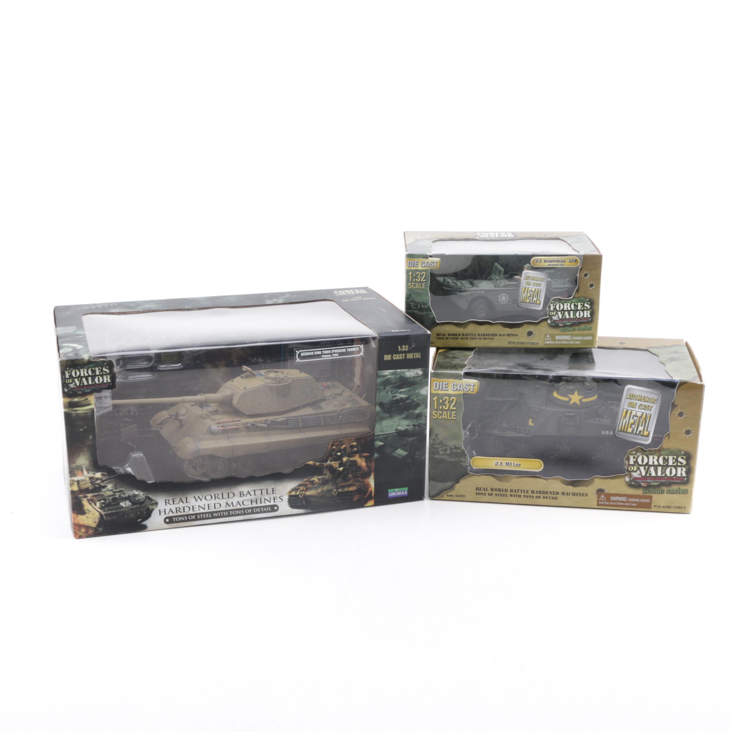 Forces of Valor Die-Cast Tanks