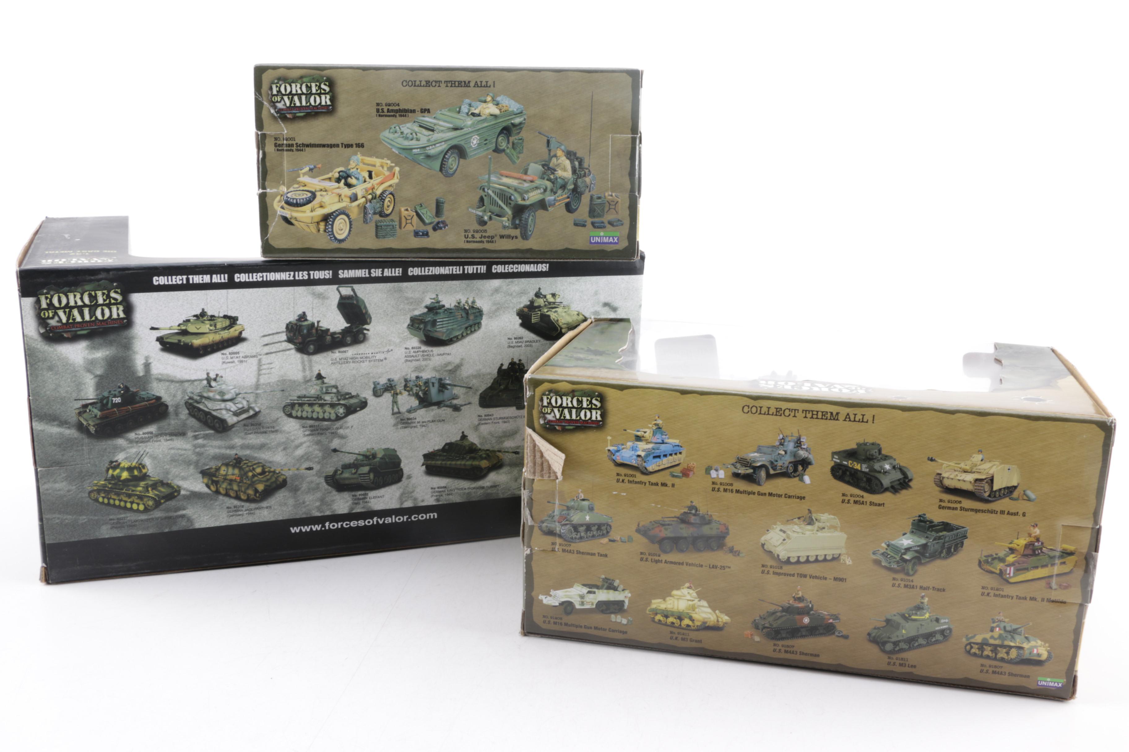 Forces of Valor Die-Cast Tanks