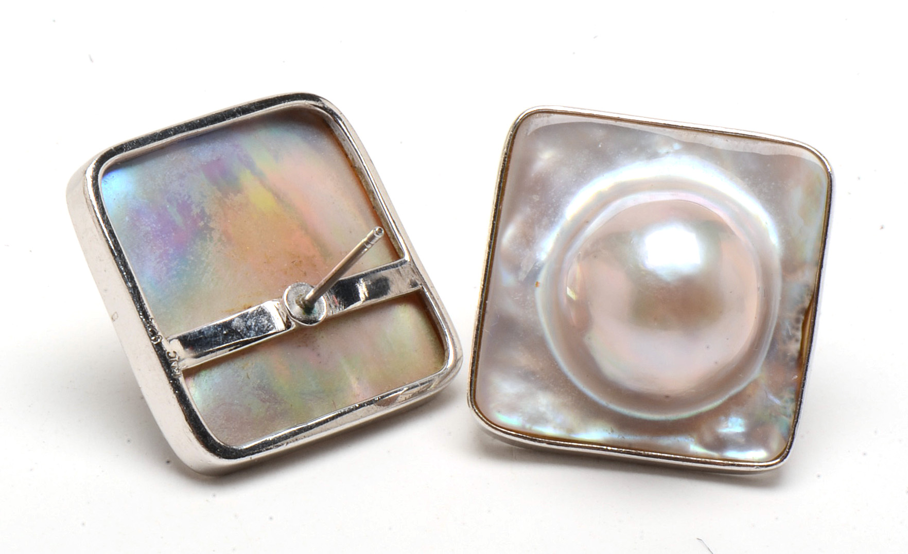 Contemporary Sterling Silver Earrings with Lucas Lameth