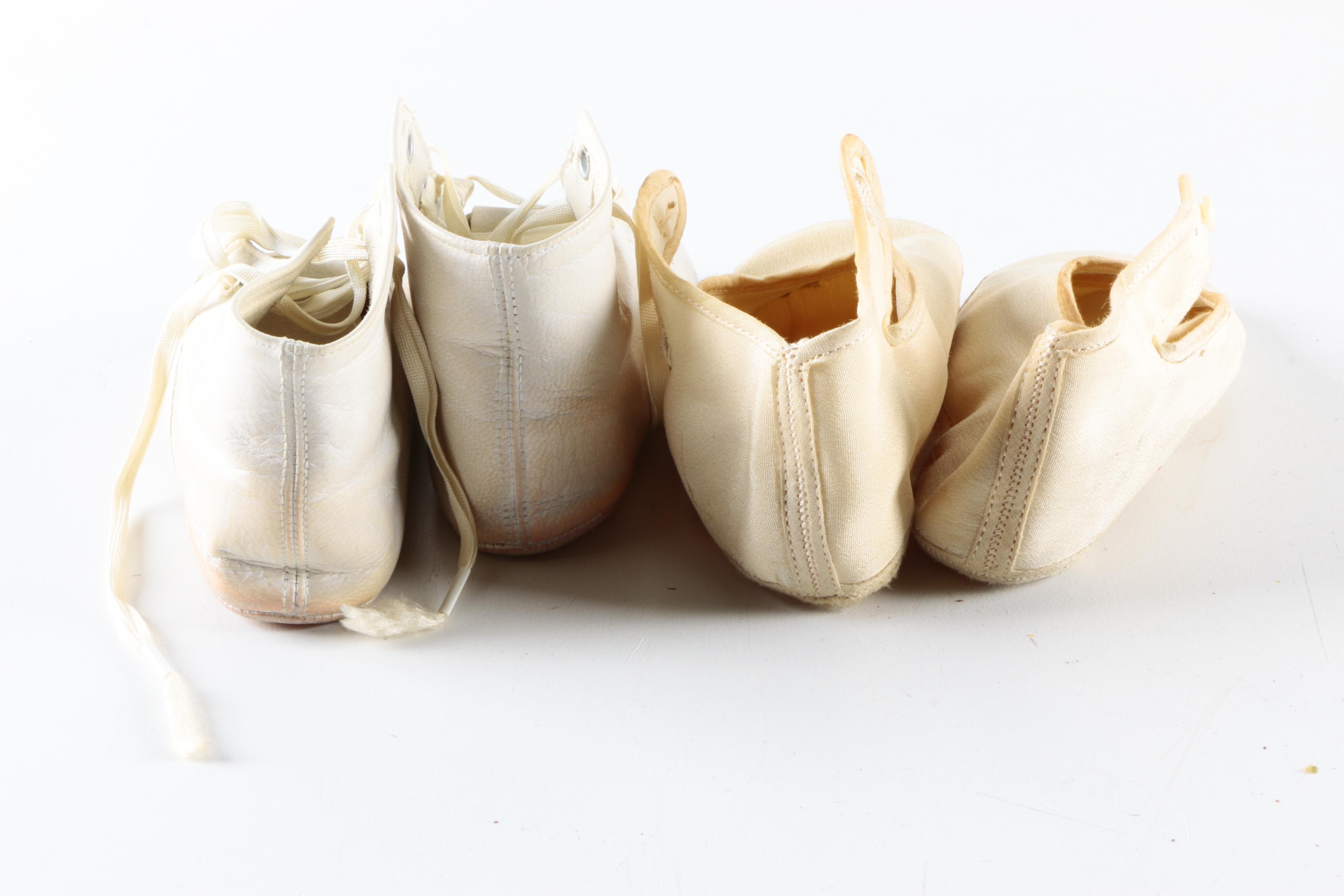 Collection of Baby Shoes Including Vintage