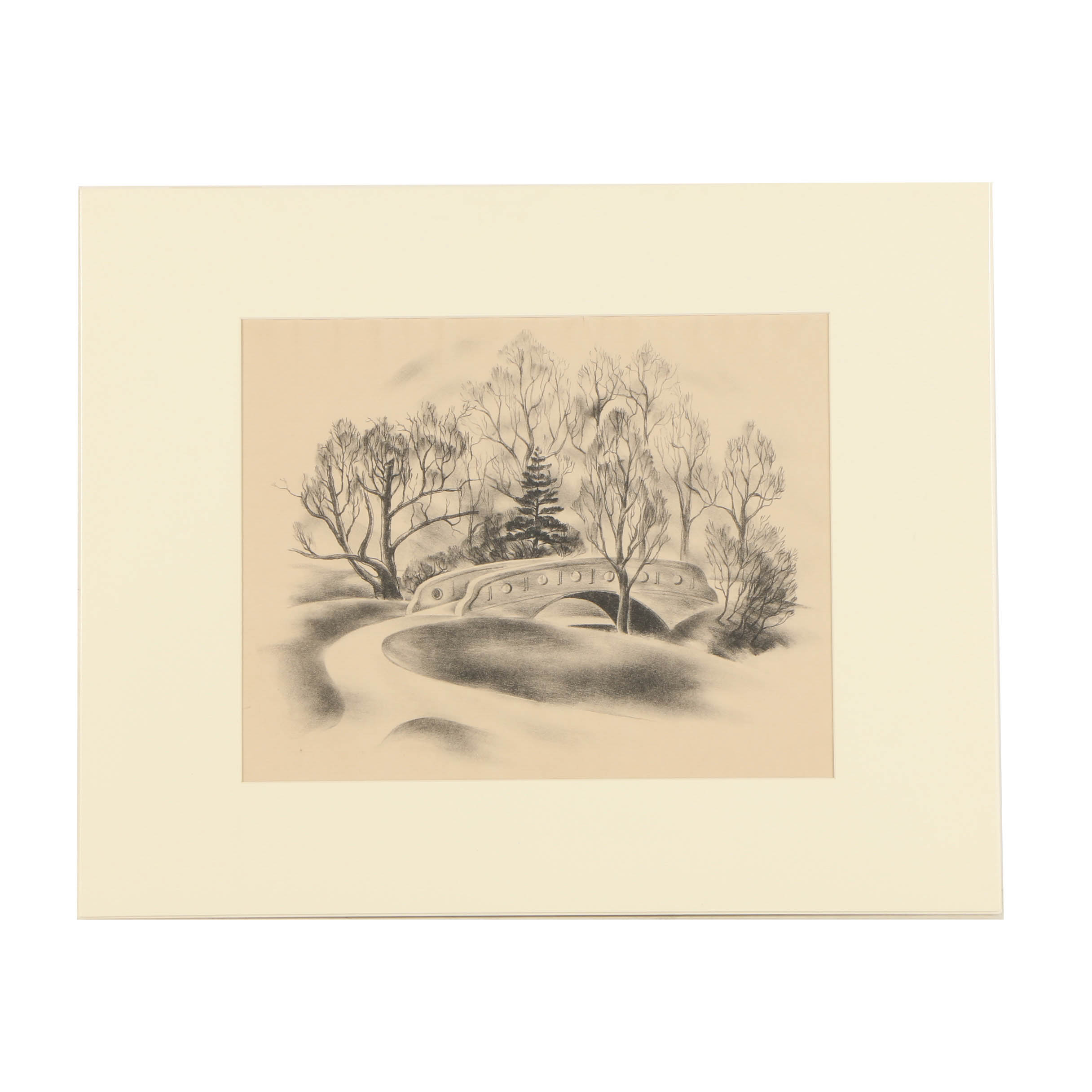 Arthur Helwig Etching"The Dancer"