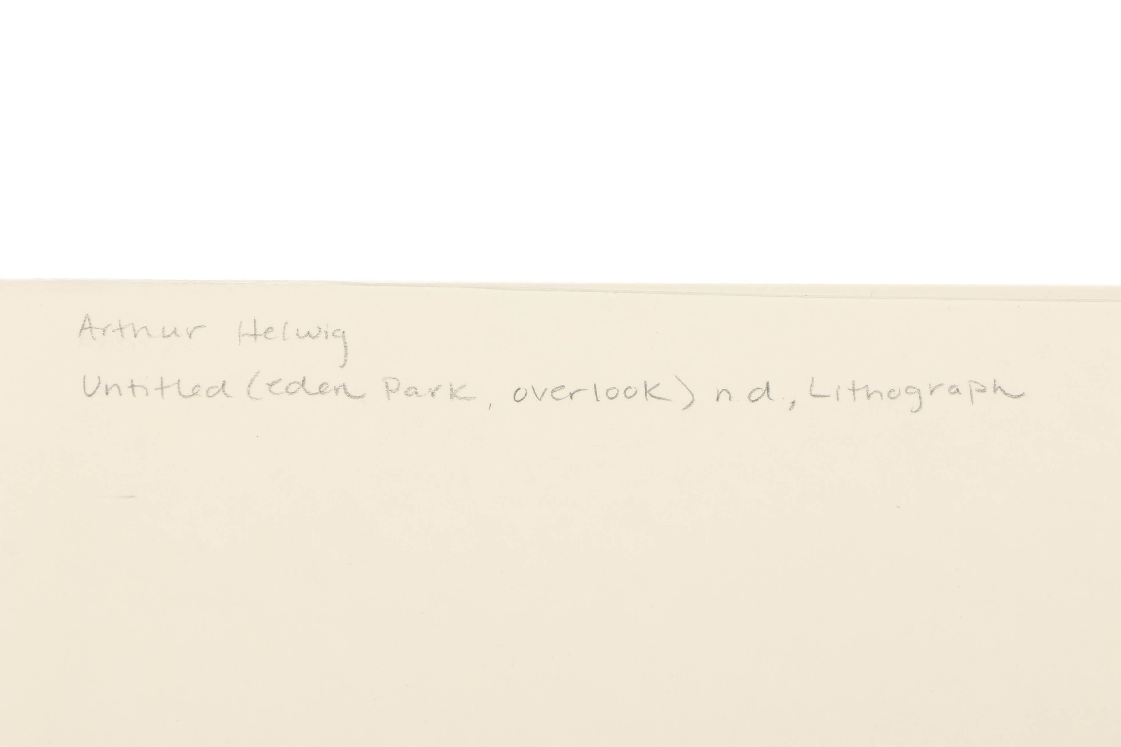 Arthur Helwig Etching"The Dancer"