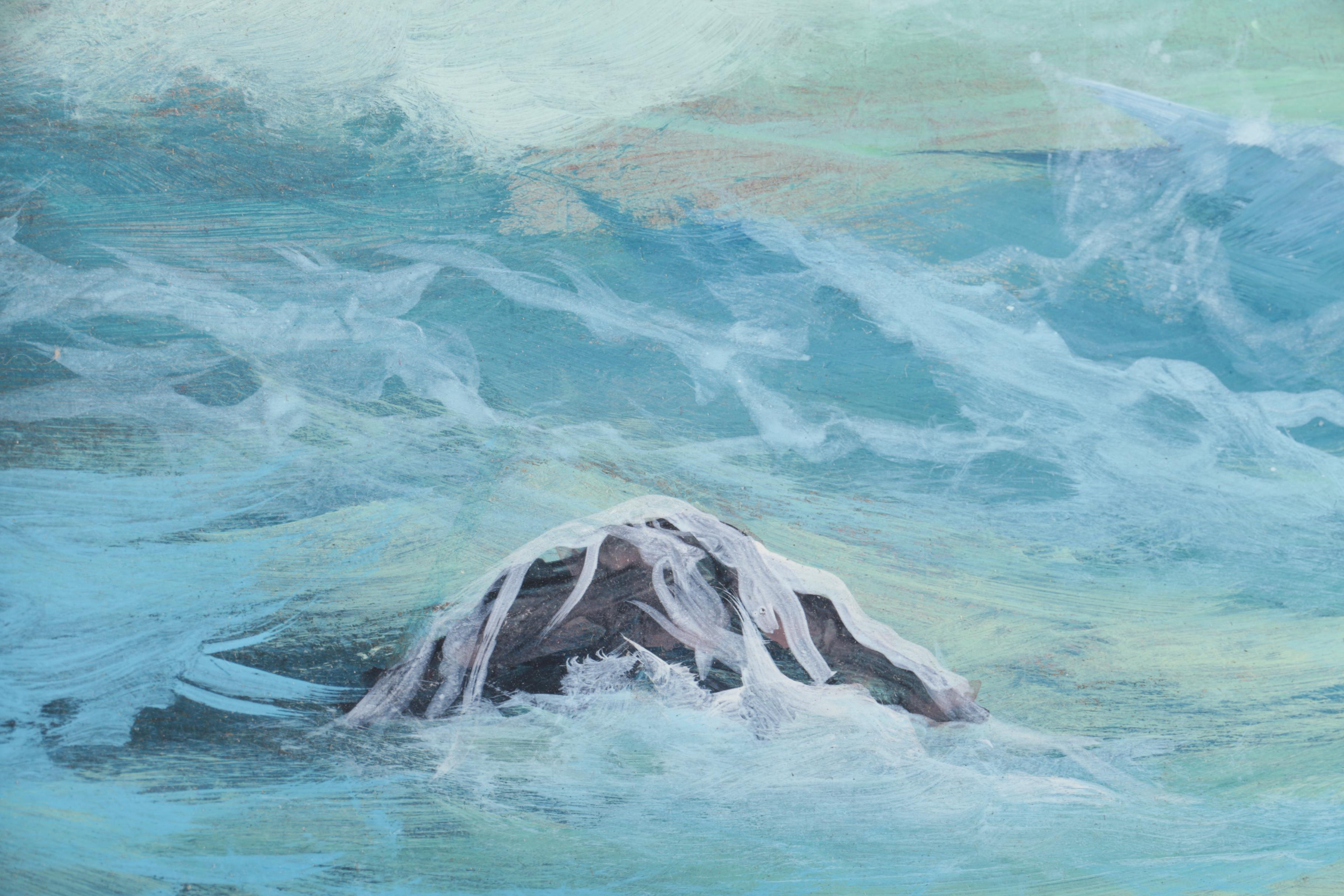 Guentner Oil on Panel Seascape