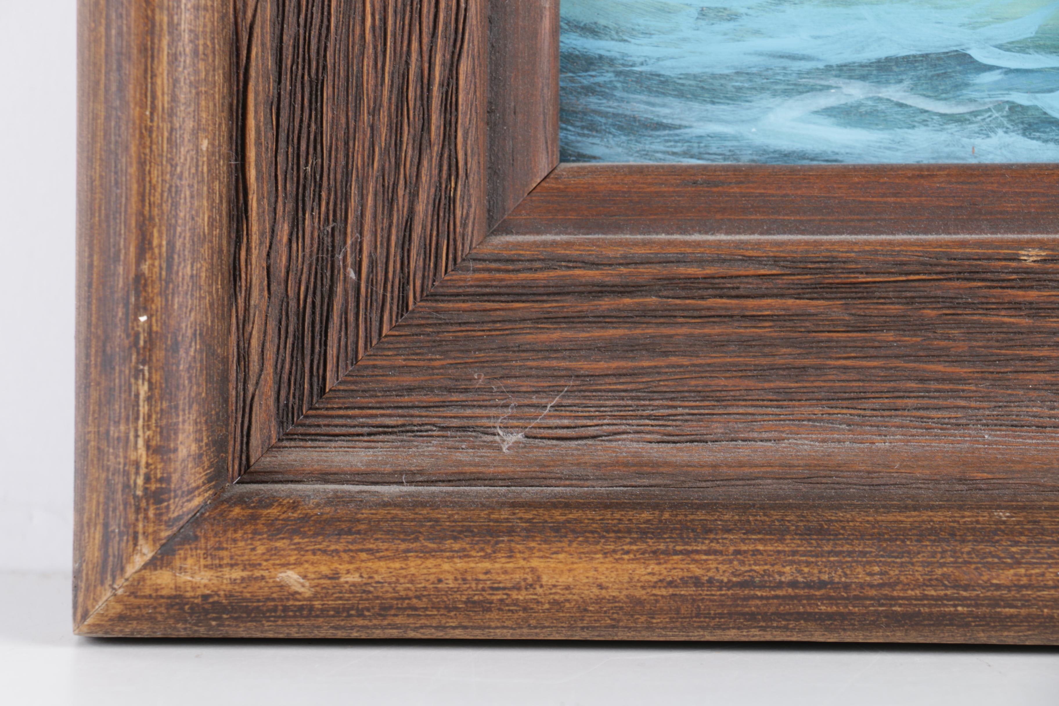 Guentner Oil on Panel Seascape