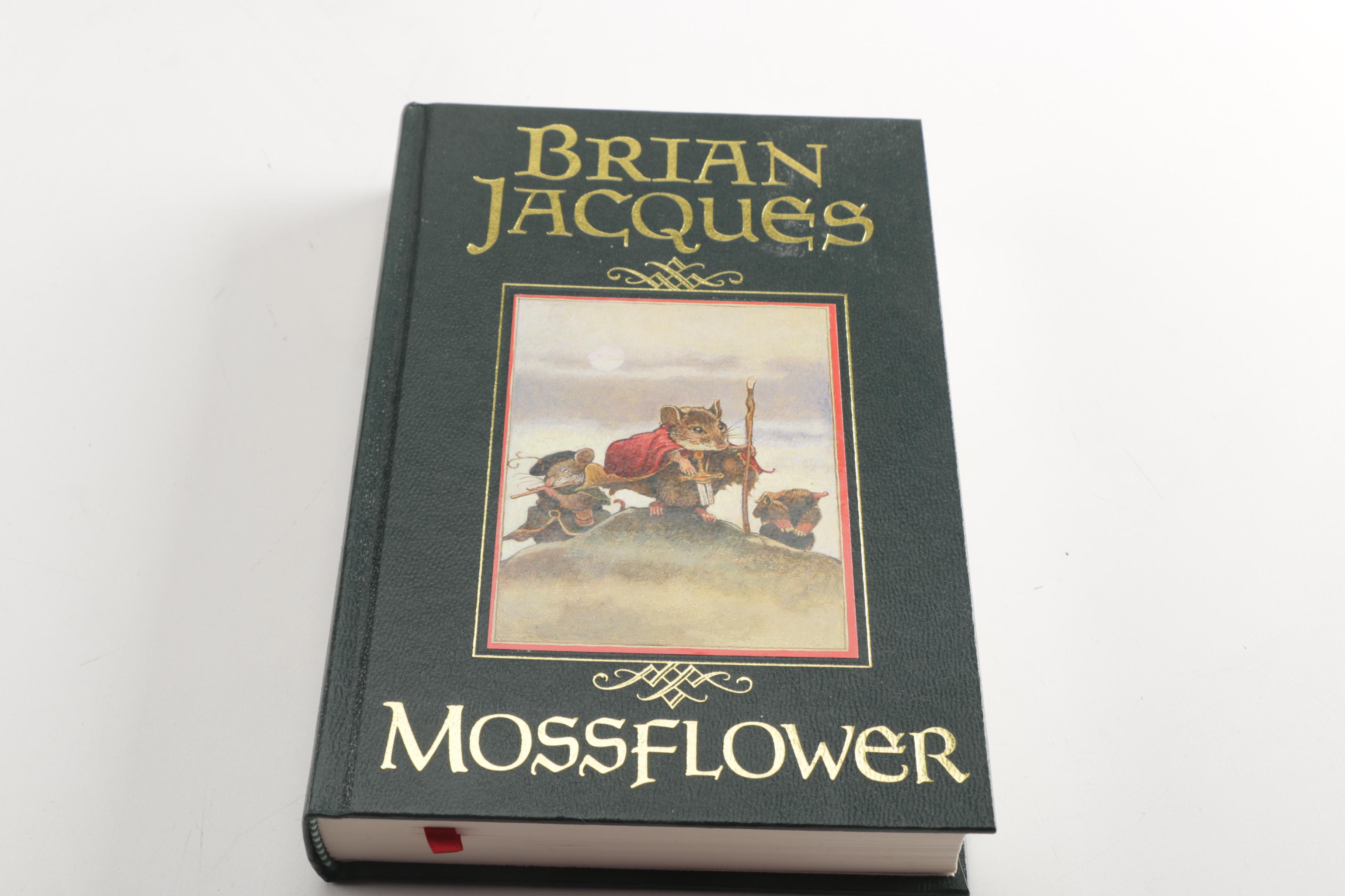 Five "Redwall" Series Books by Brian Jacques Including a Signed Copy
