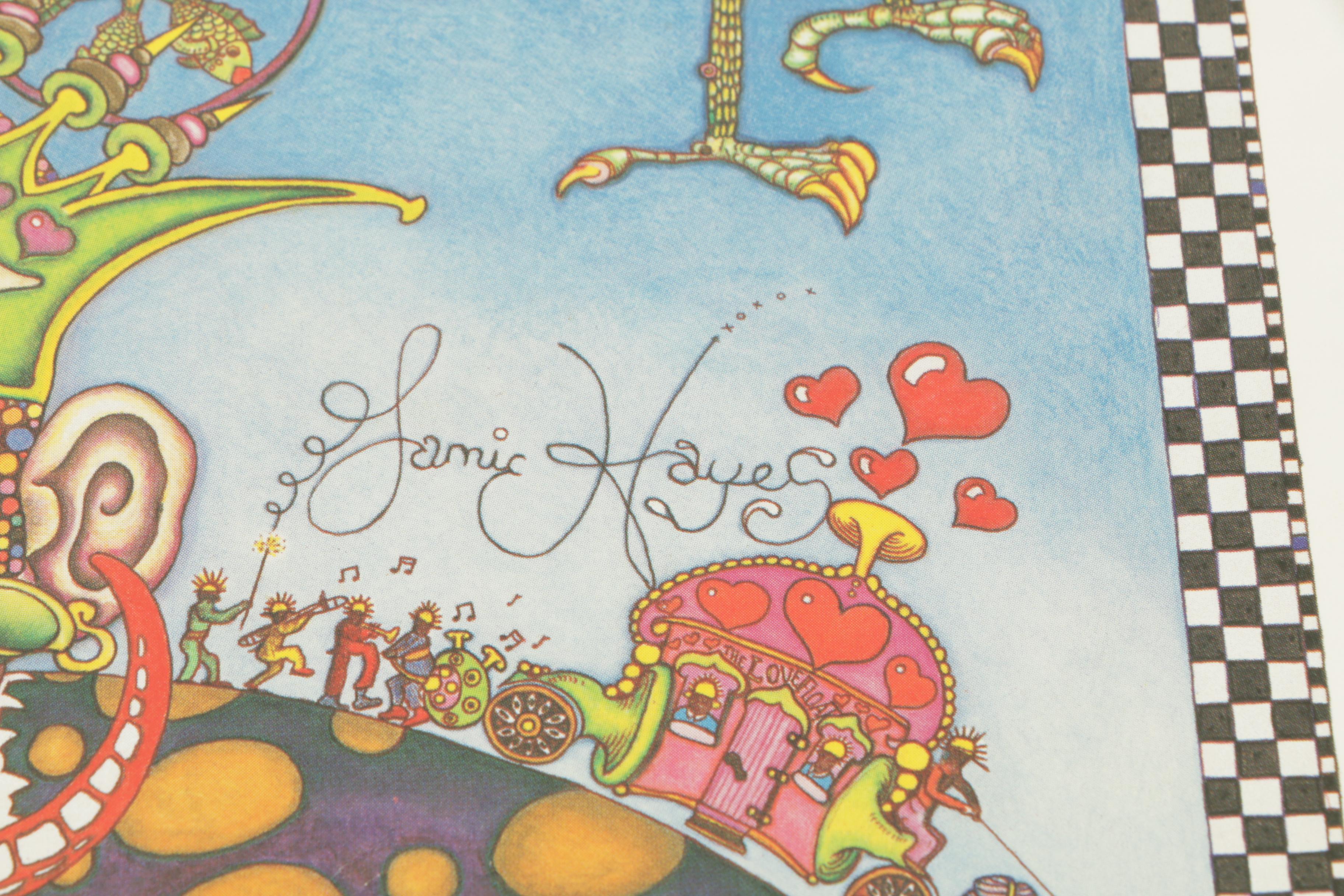 Jamie Hayes Artist Proof Offset Lithograph "Caribbean Carnival"