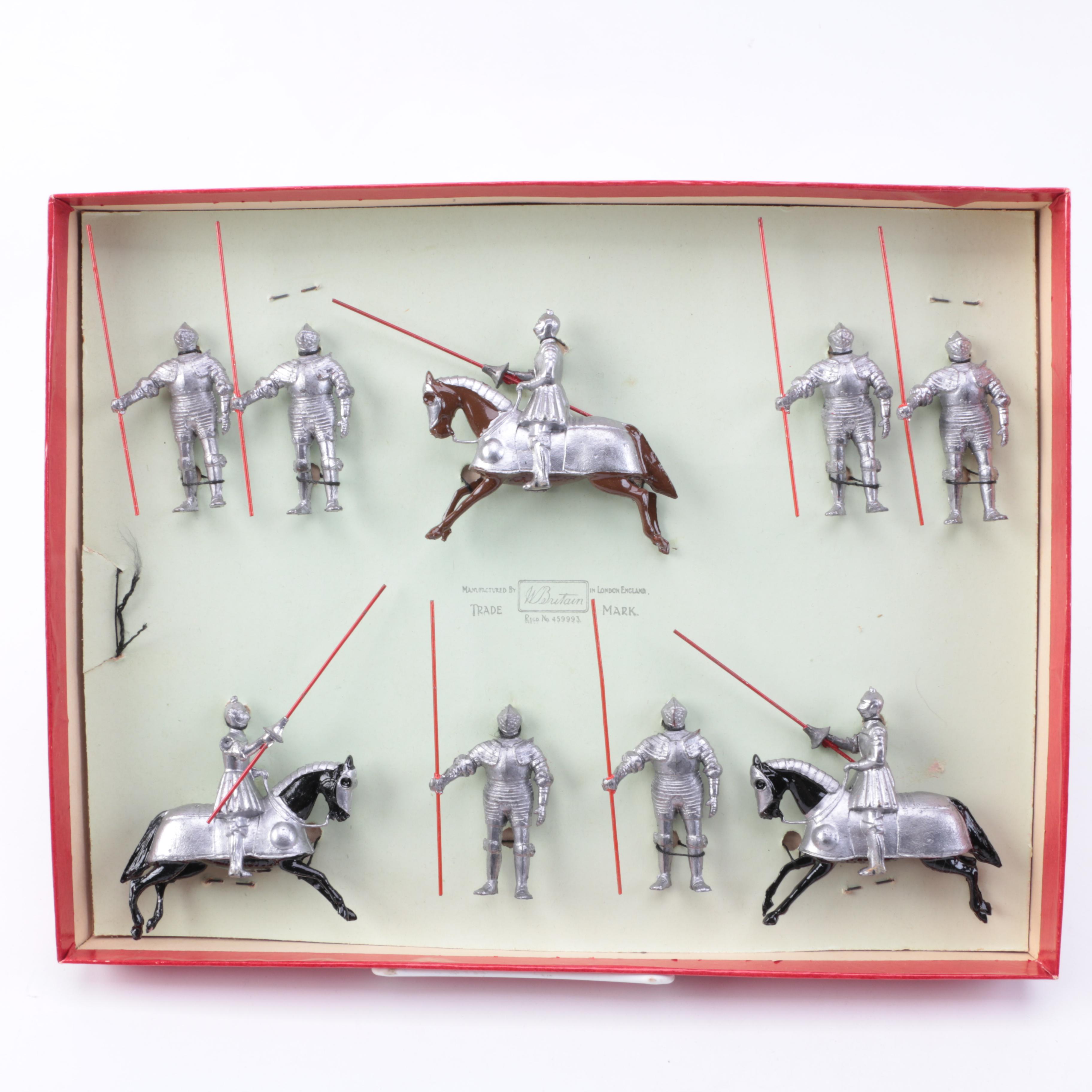 W. Britain "Britain's Historical Series" Metal Toy Knights