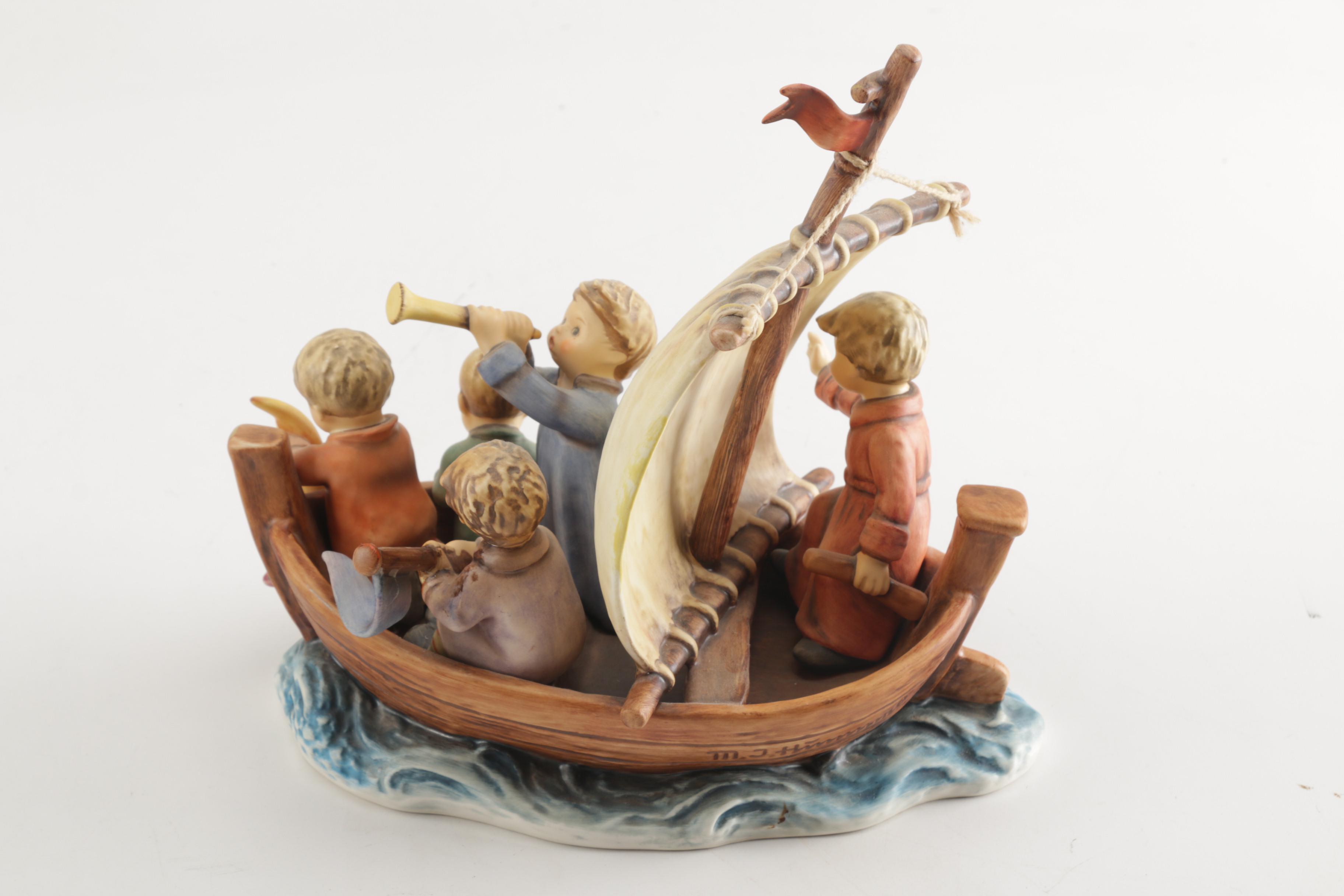 Limited Edition M.J.Hummel Figurine "Land in Sight"