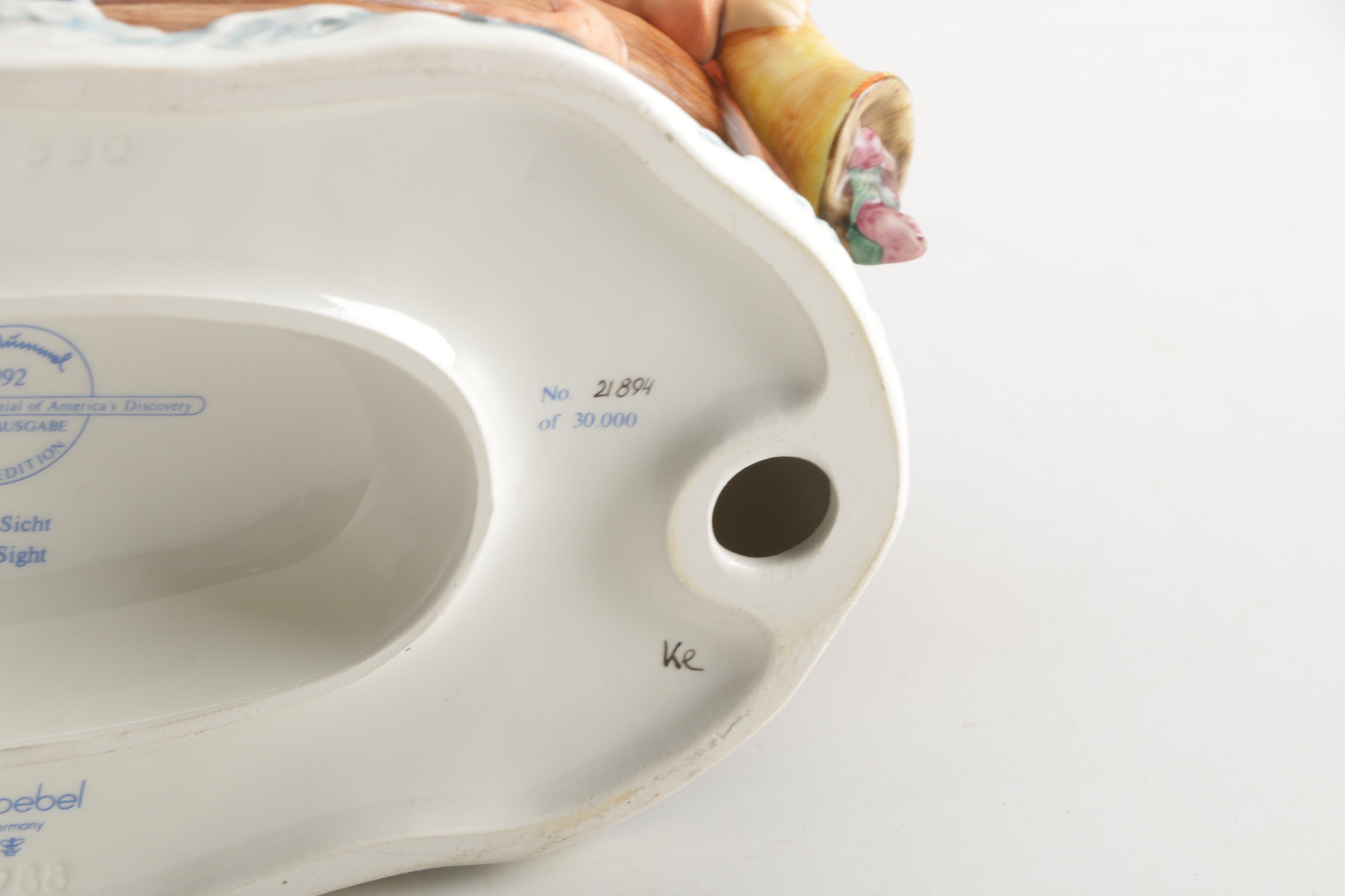 Limited Edition M.J.Hummel Figurine "Land in Sight"