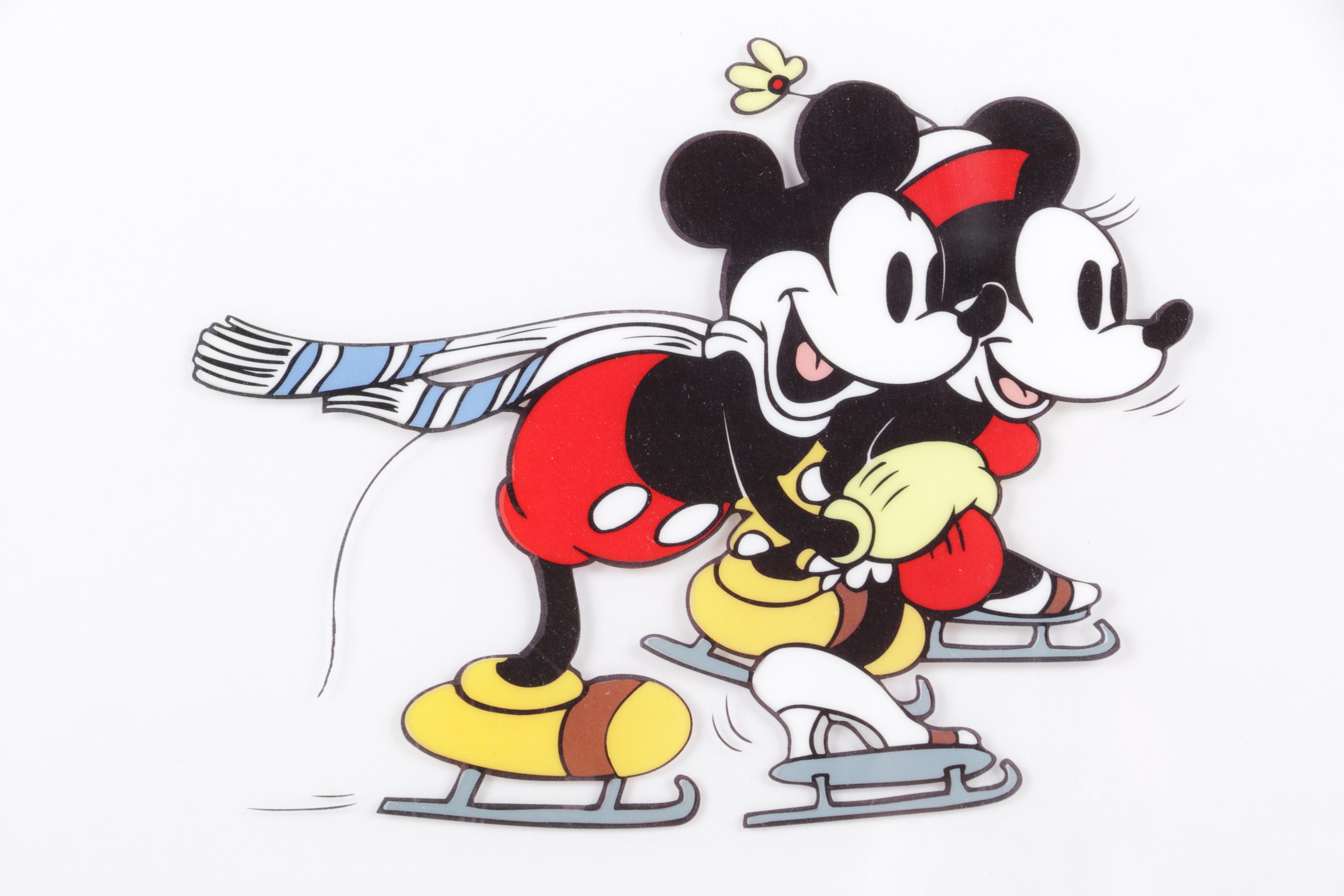 Disney Sericel "Mickey and Minnie on Ice"
