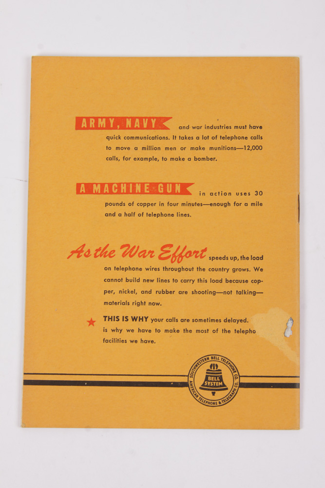 Vintage Fort Hood US Army Patch with Booklet