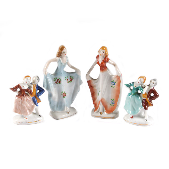 Hand-Painted Porcelain Figurines